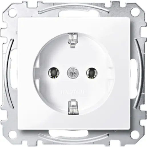 Merten Steckdose System M, aktivweiß, 10er Pack, MEG2301-0325