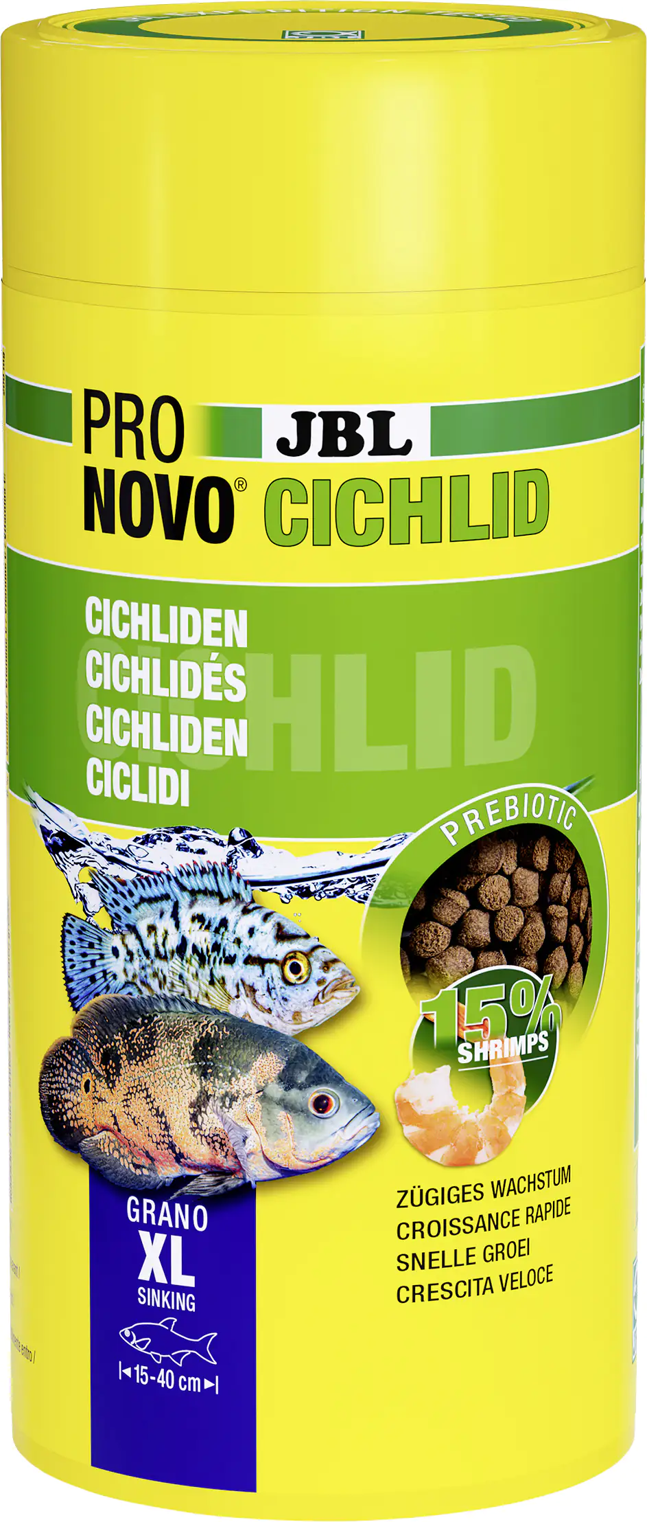 JBL Fischfutter Pronovo Cichlid Grano XL Fischfuttergranulat 1000 ml
