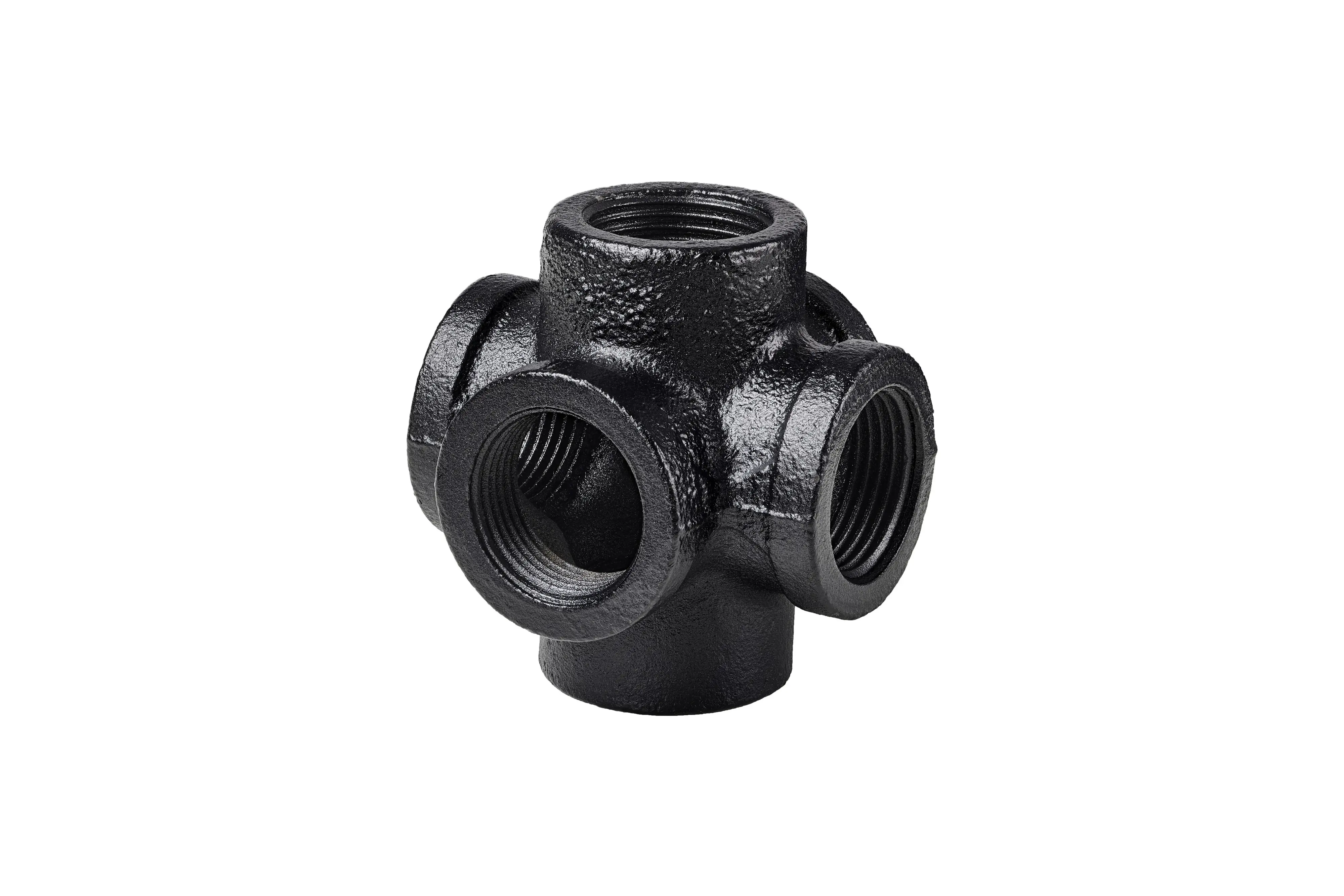 Dolle Eckverbinder für Pipe-Regalsystem 90° 20 mm (3/4") schwarz matt 6 Stück