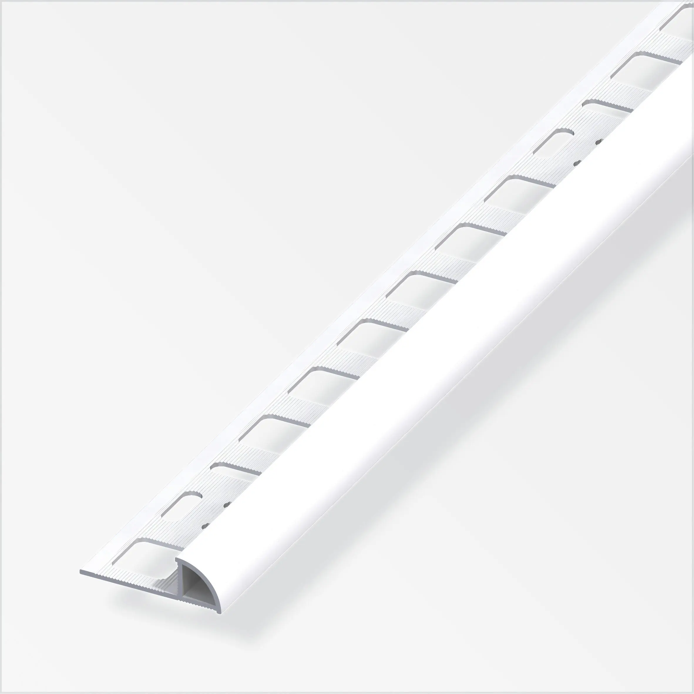 alfer Viertelkreisprofil Aluminium beschichtet weiß alfer Viertelkreisprofil Aluminium beschichtet weiß