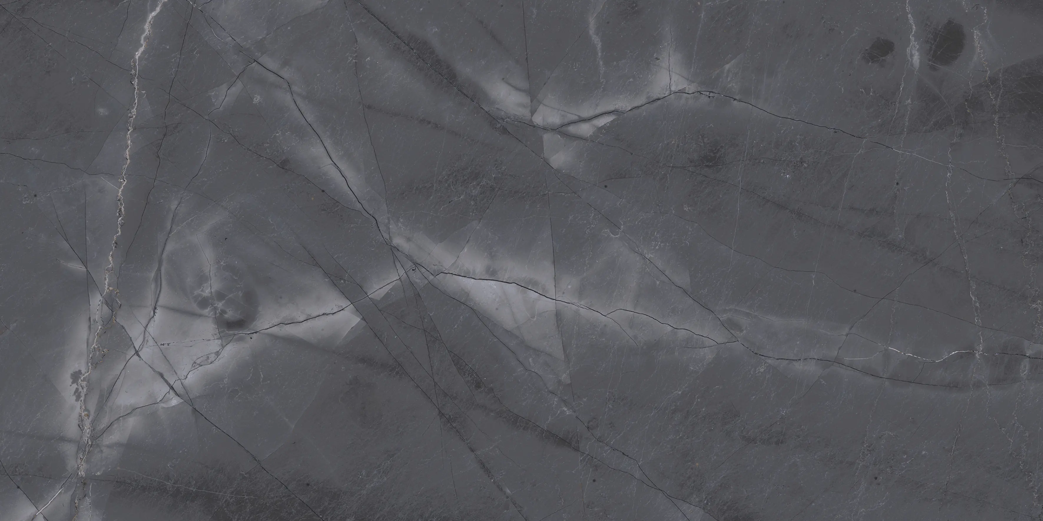 Bodenfliese Feinsteinzeug Opium nero 30 x 60 cm anthrazit