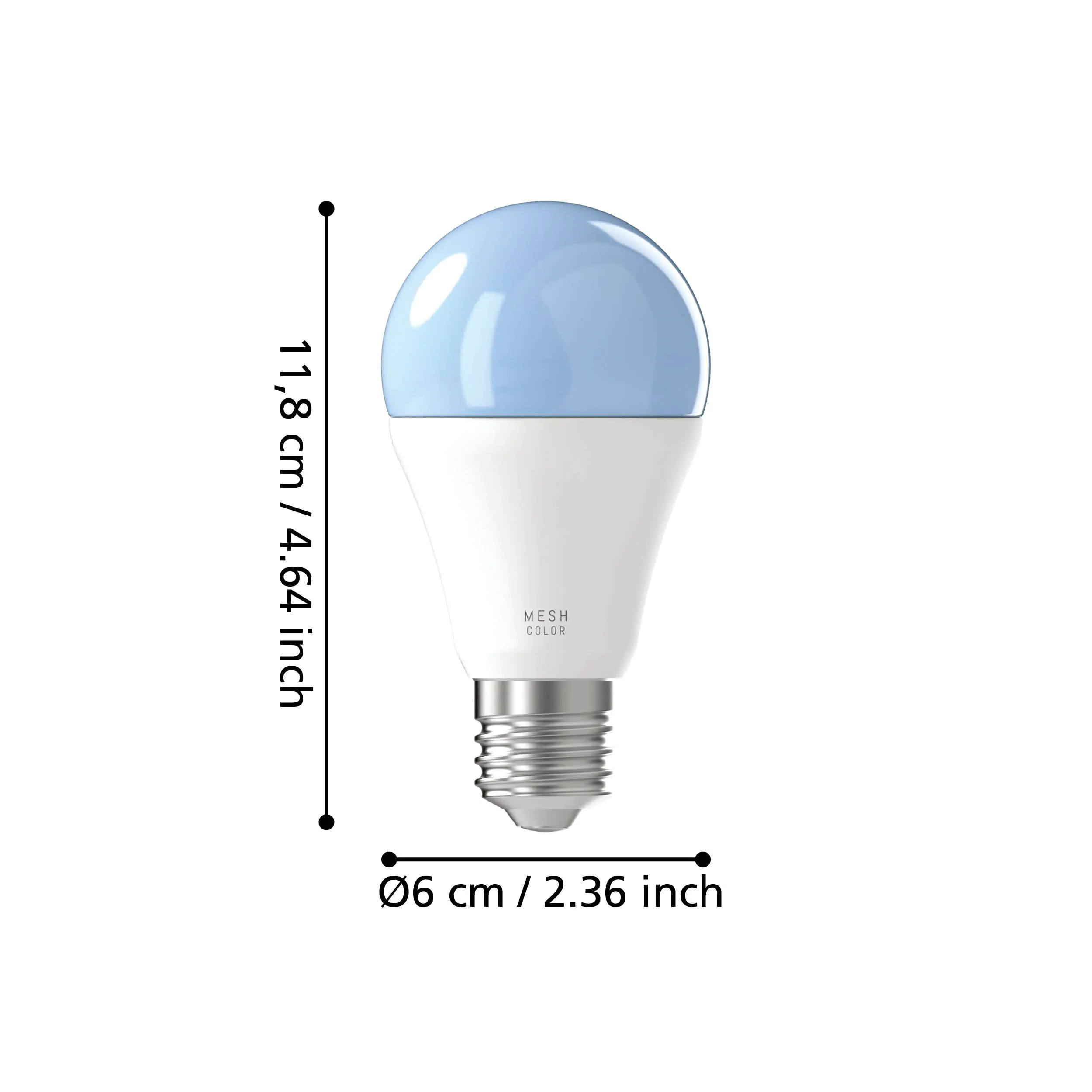 Eglo Connect LED Leuchtmittel-Z A60 RGB Birnenform E27 13 W Smart connect Z Eglo Connect LED Leuchtmittel-Z A60 RGB Birnenform E27 13 W Smart connect Z