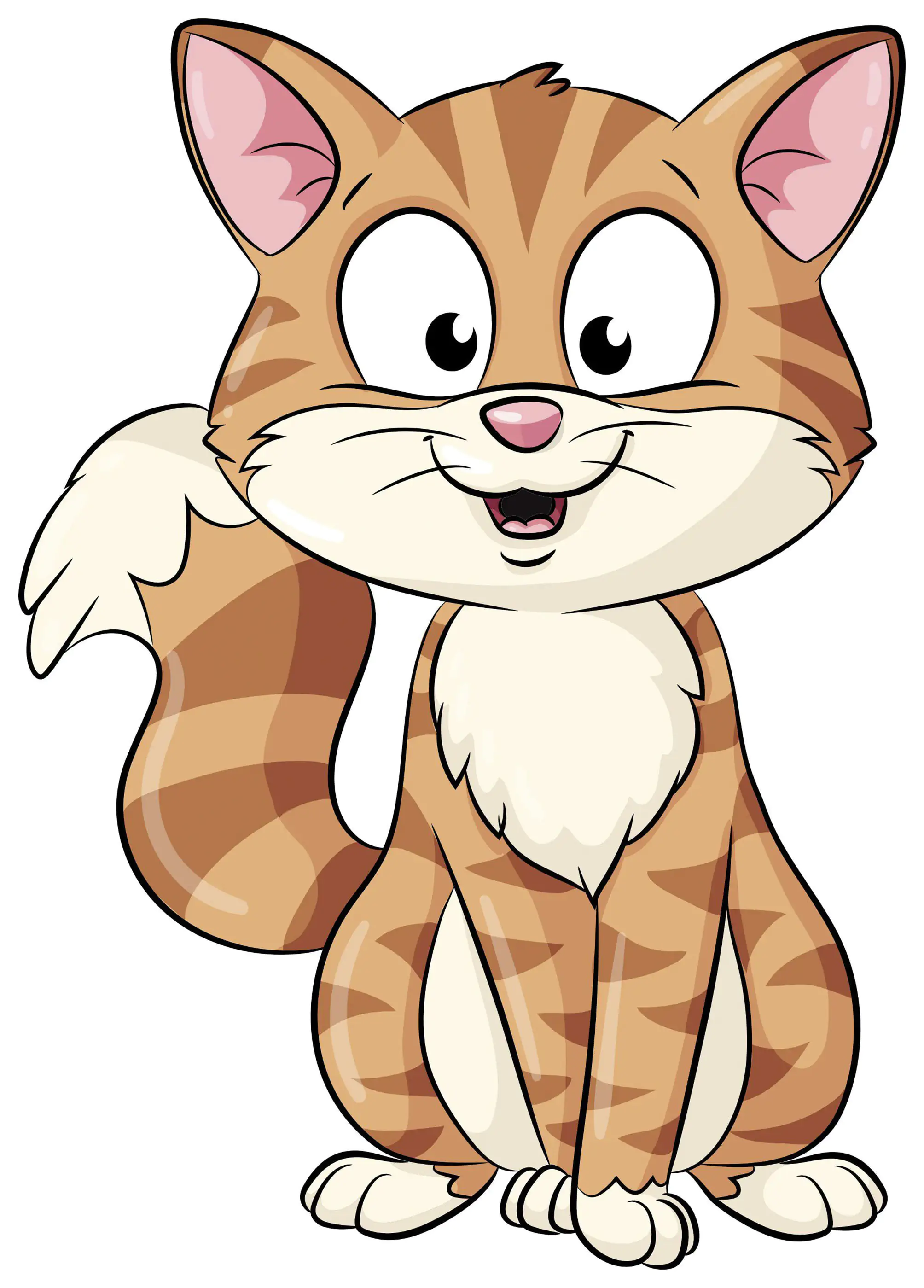 Hermann Schütz Aufkleber Kätzchen