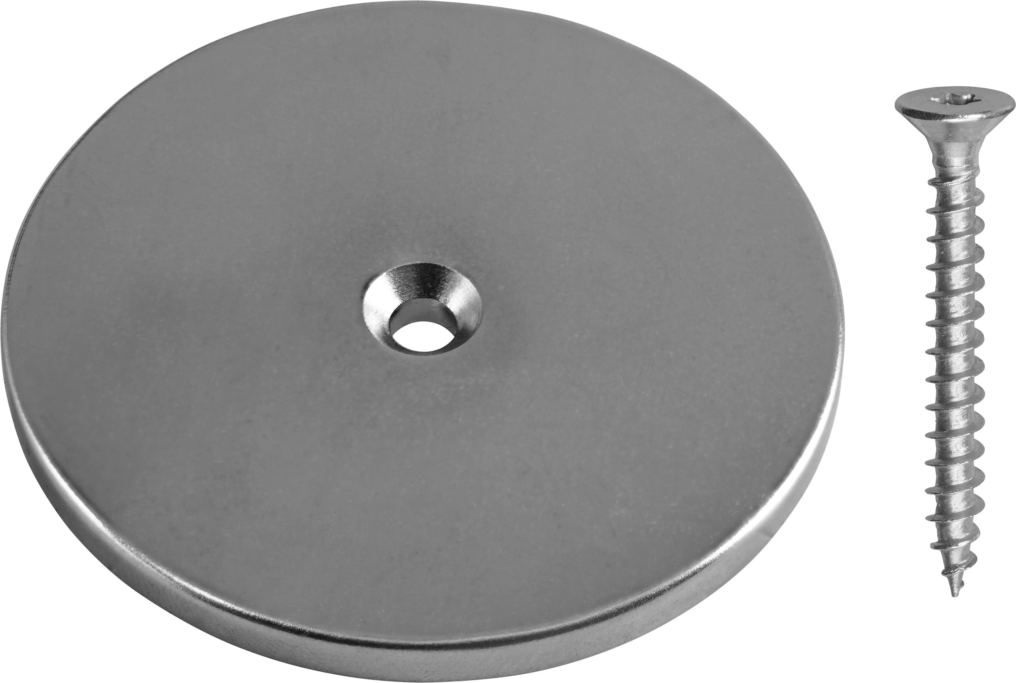 Connex Neodym Magnete N35 Ø 50 x 4 mm - 1 Stk. Connex Neodym Magnete N35 Ø 50 x 4 mm - 1 Stk.