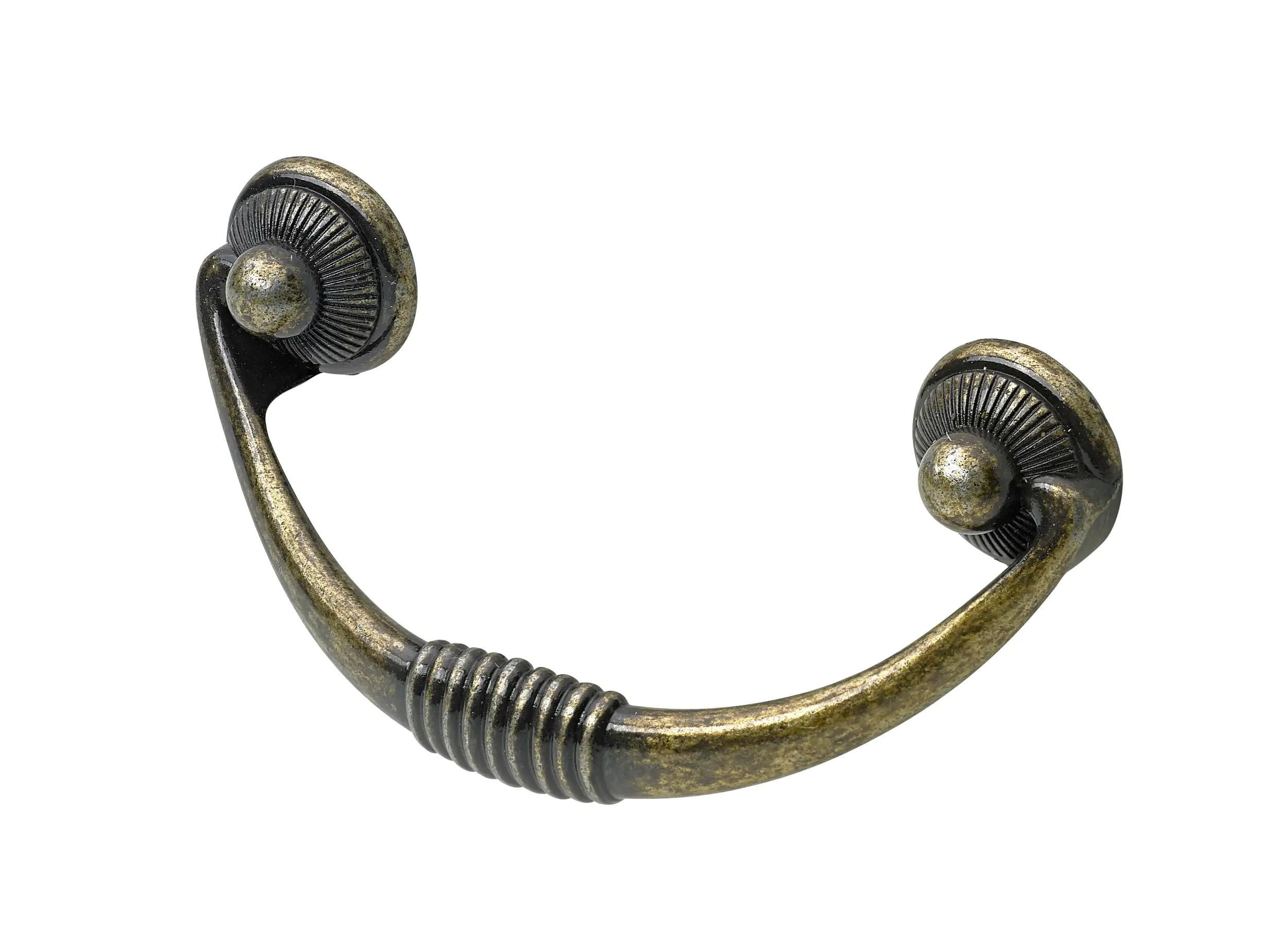 Hettich Möbelgriff Zinkdruckguss gold 33,0 x 82,0 x 22,0 mm - 1 Stück