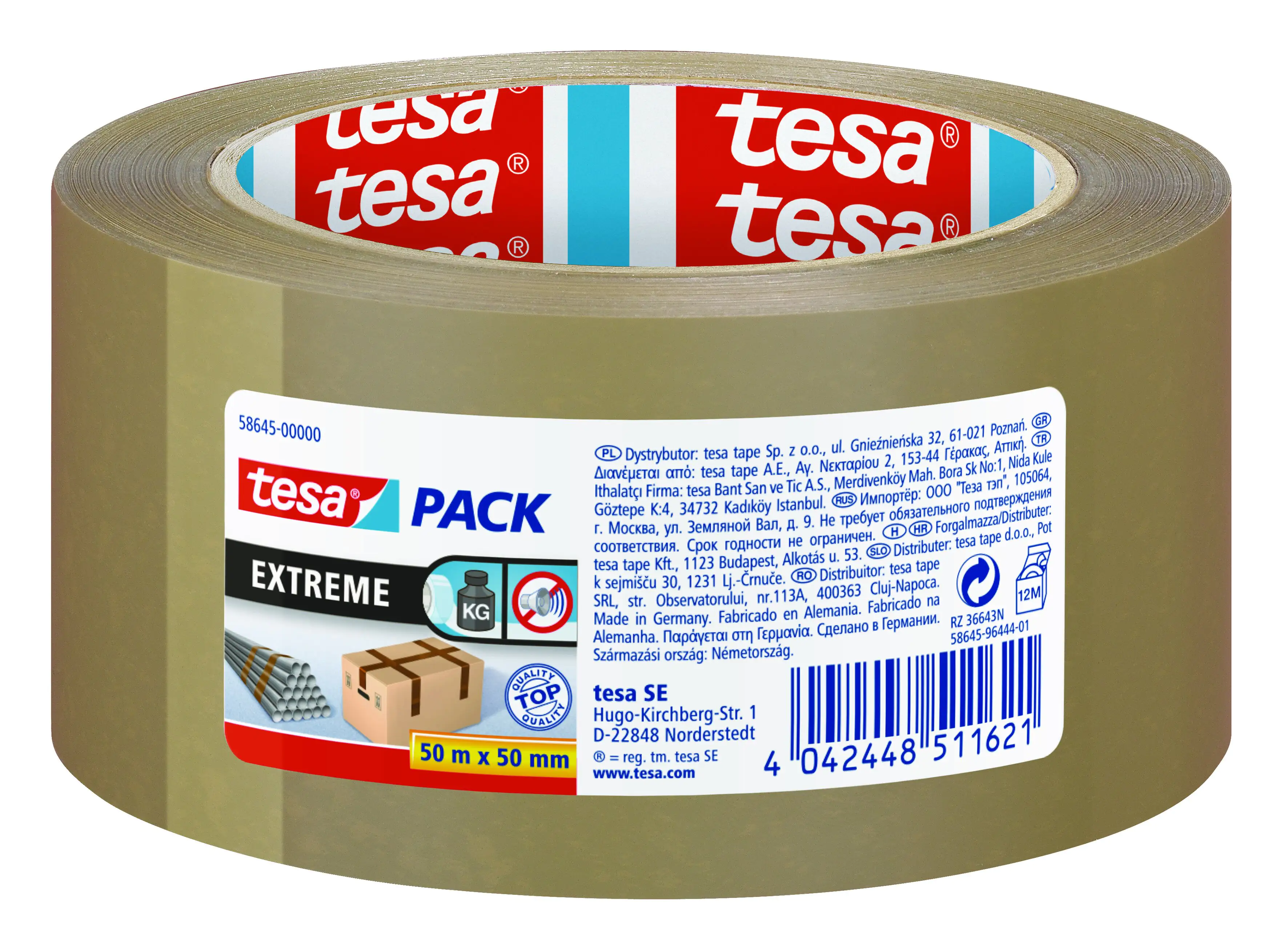 tesa Pack Extreme 50 m x 50 mm, braun