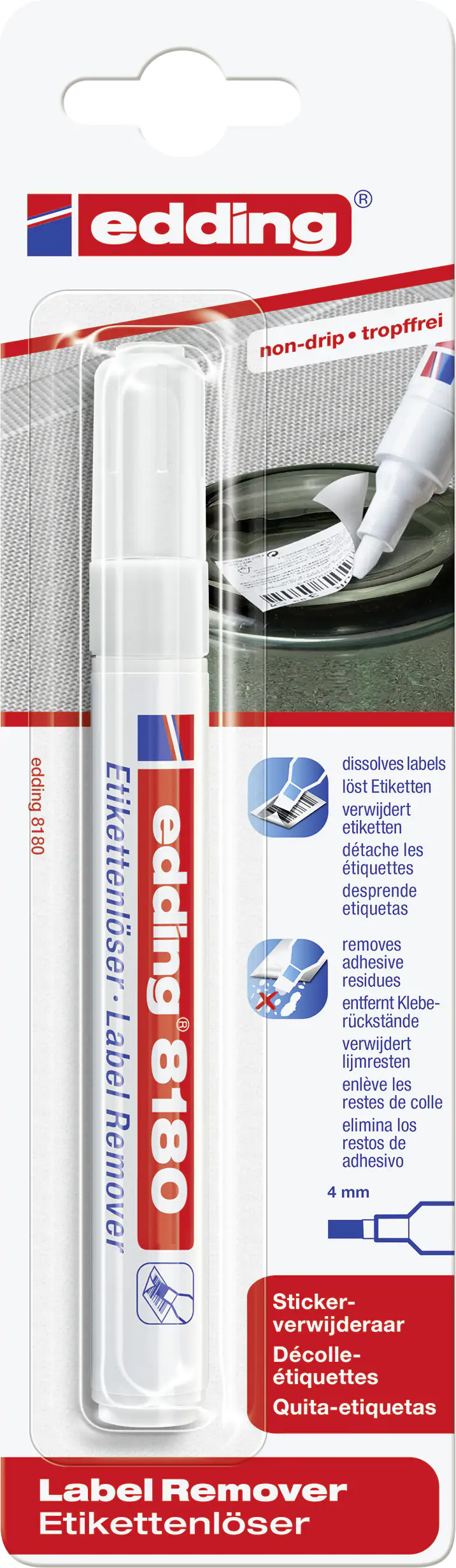 4057305002709_1339319 Edding 8180 Etikettenlösemarker transparant