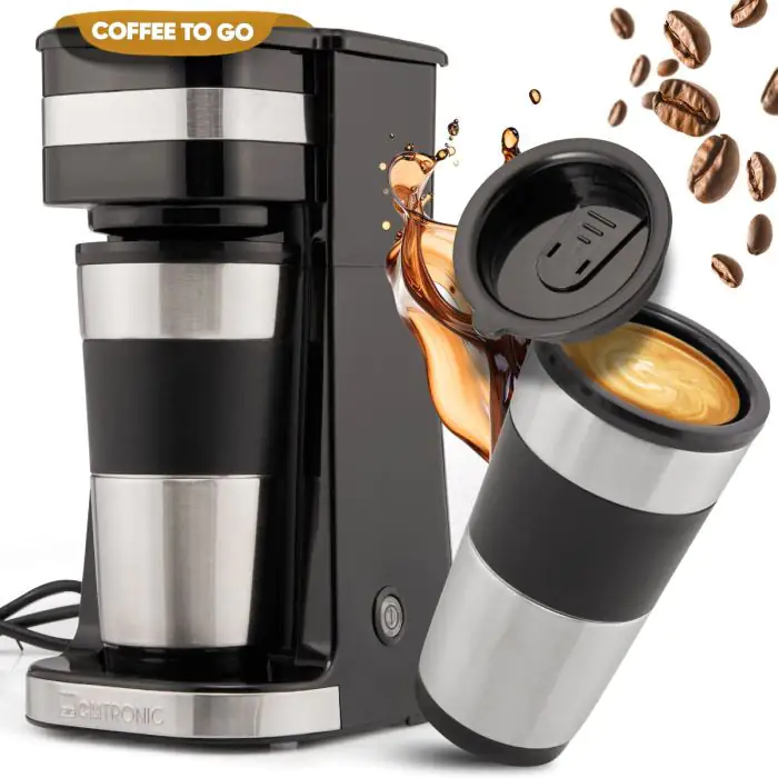 Clatronic Kaffeeautomat KA 3733 1 Tasse, Themobecher