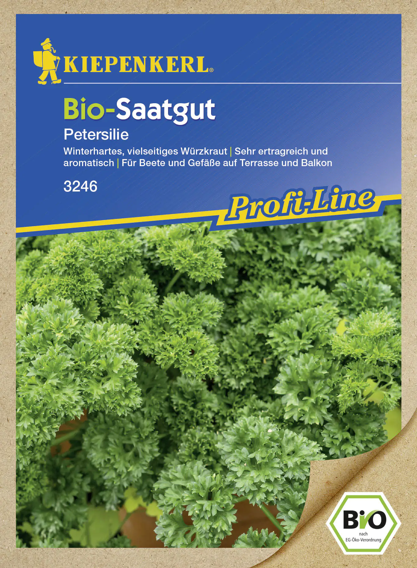 Kiepenkerl Bio-Saatgut Petersilie Petroselinum crispum var. crispum, Inhalt: ca. 450 Pflanzen Kiepenkerl Bio-Saatgut Petersilie Petroselinum crispum var. crispum, Inhalt: ca. 450 Pflanzen