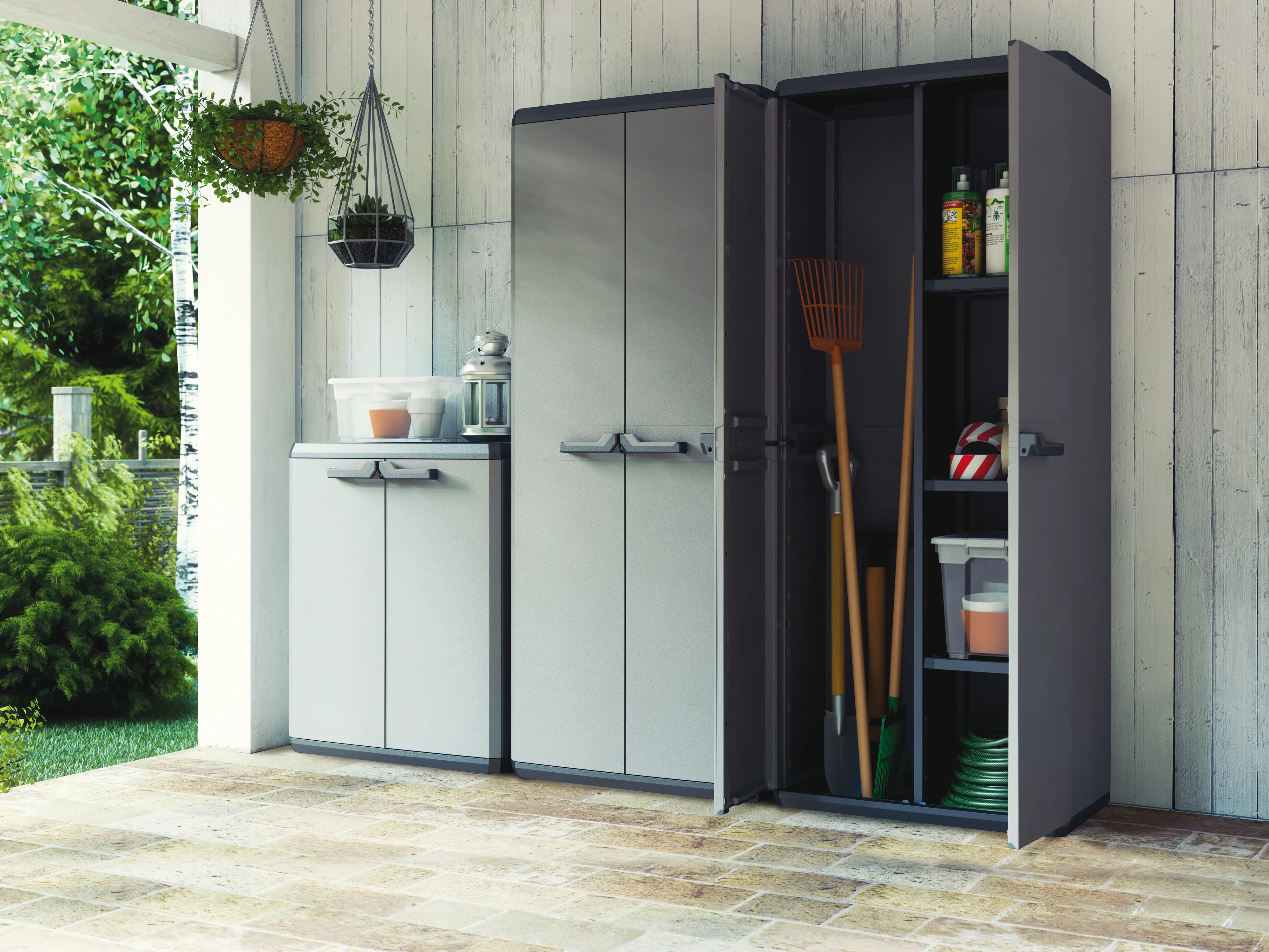 Keter Kunststoffschrank PIU hoch 166 x 68 x 39 cm Keter Kunststoffschrank PIU hoch 166 x 68 x 39 cm