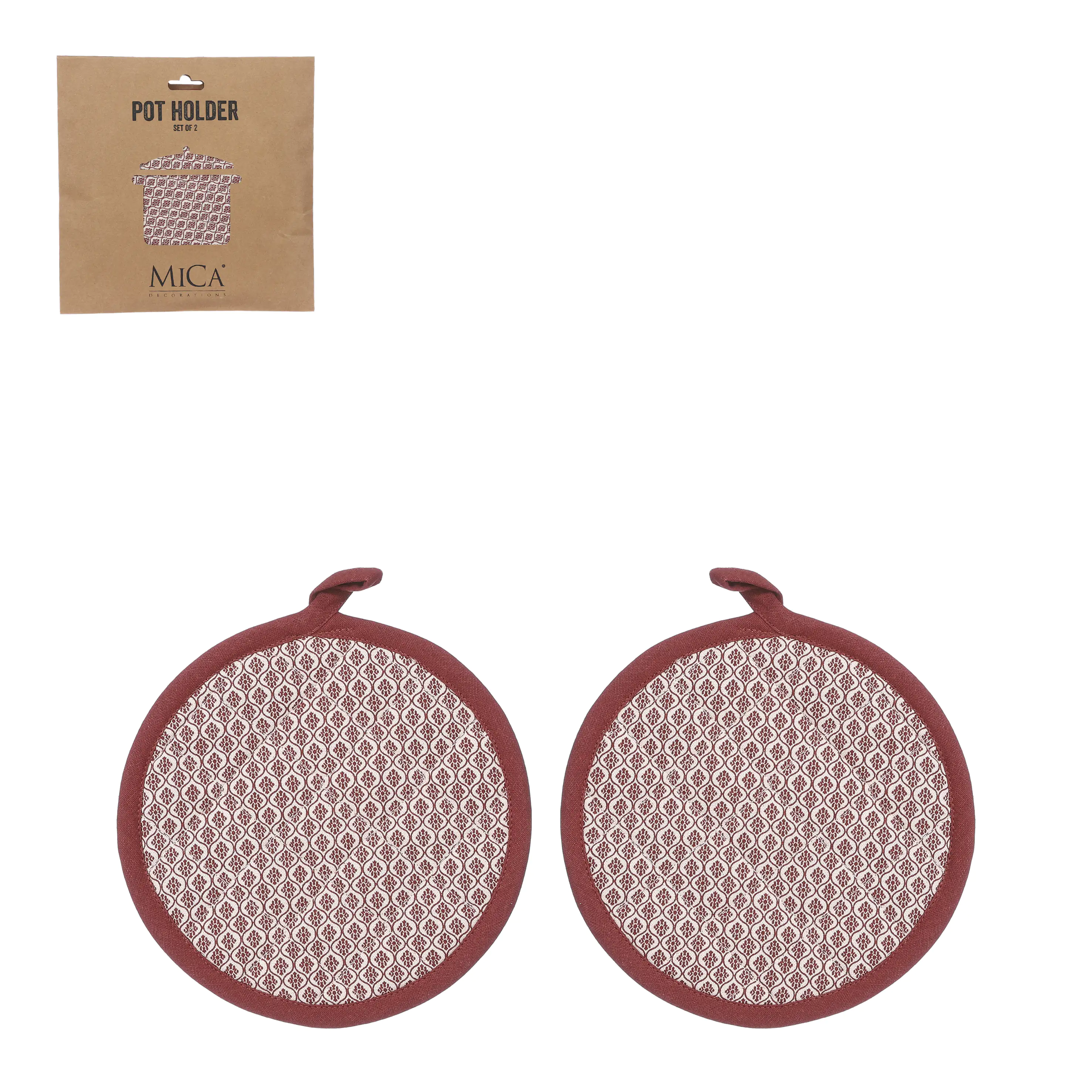 8718861872651 Mica Topflappen Badhi braun Ø 20 cm