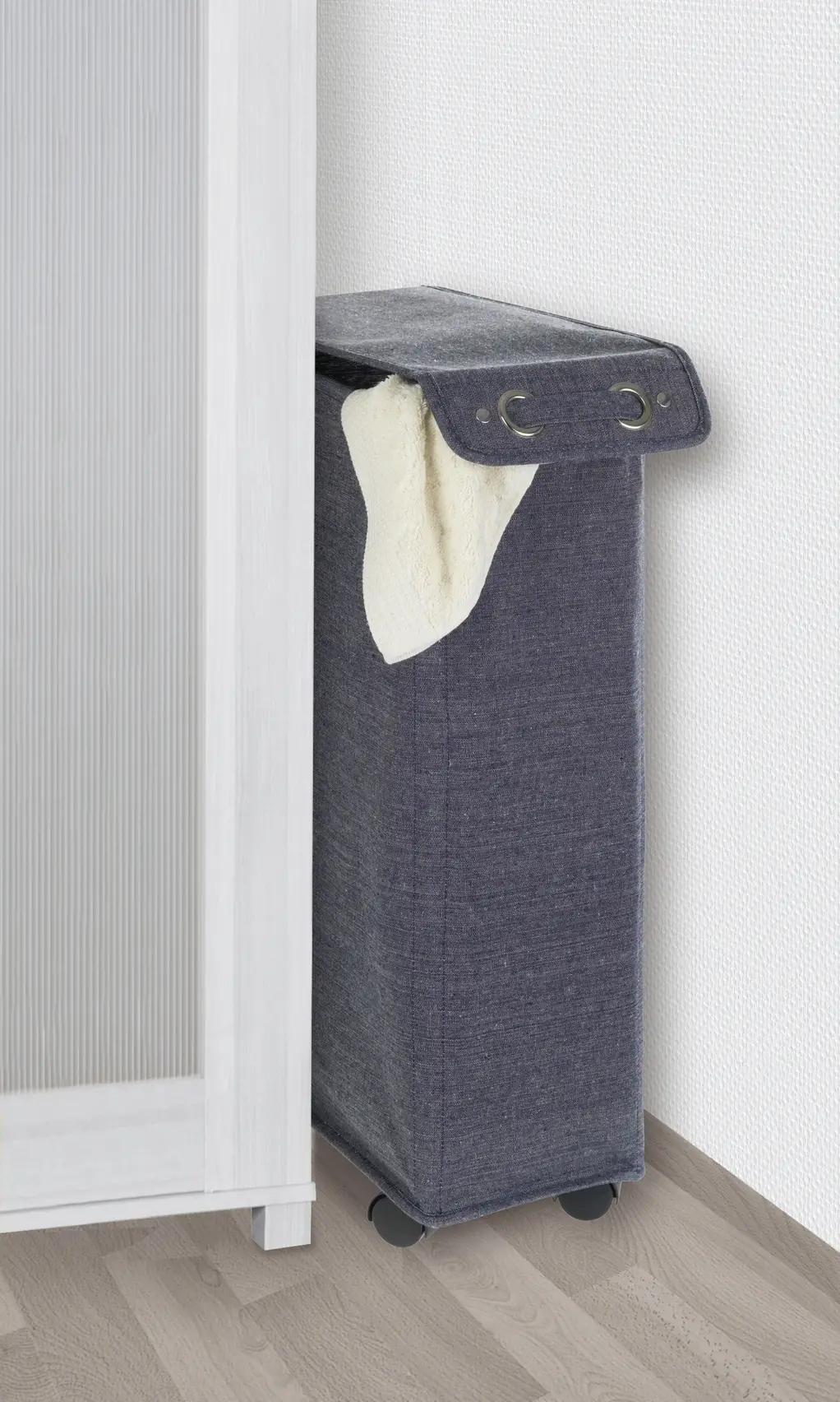 Wenko Wäschesammler Corno Prime 43 l, blau
