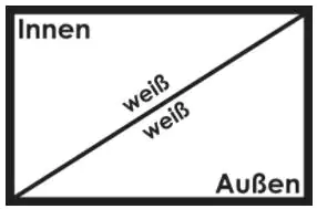 Meeth Fenster 60 x 75 cm DIN links 1 flügelig Dreh-Kipp weiß