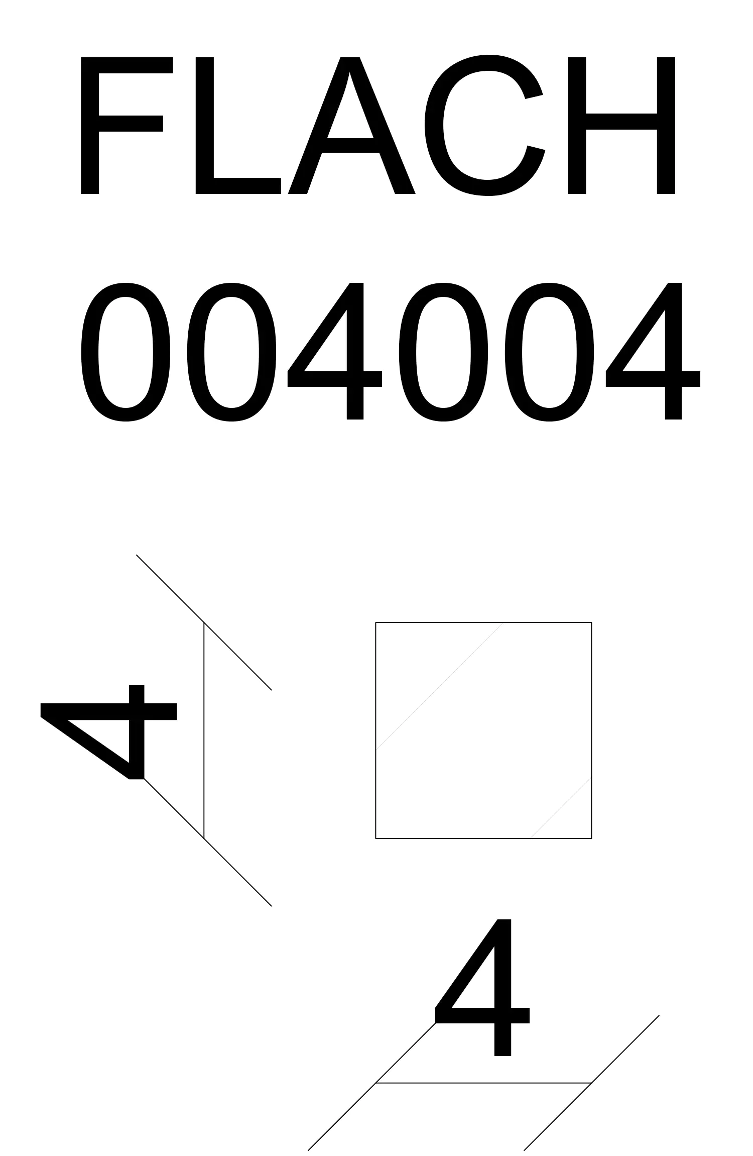 FN Neuhofer Flachleiste 100 cm 4 x 4 mm Fichte/Kiefer