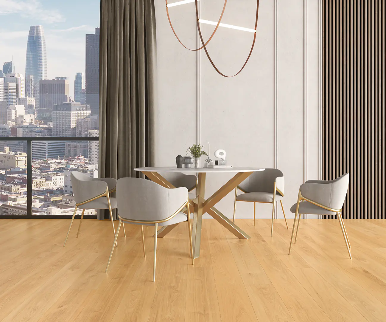 Classen Vinyl Designboden Ceramin Floors Tera Eiche Honig