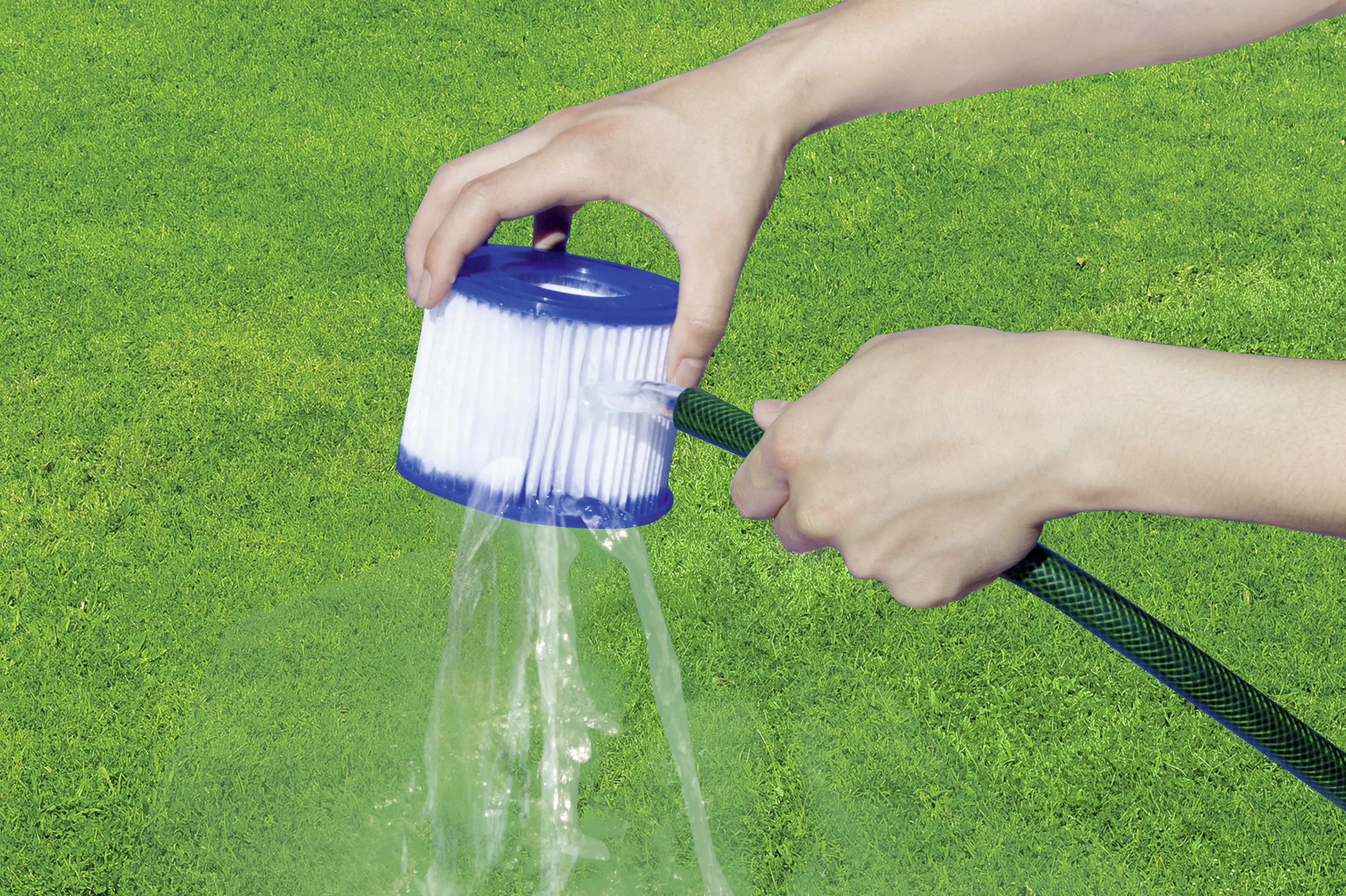 Bestway LAY-Z-SPA Filterkartusche Gr. VI Doppelpack 10,6 x 8,0 cm