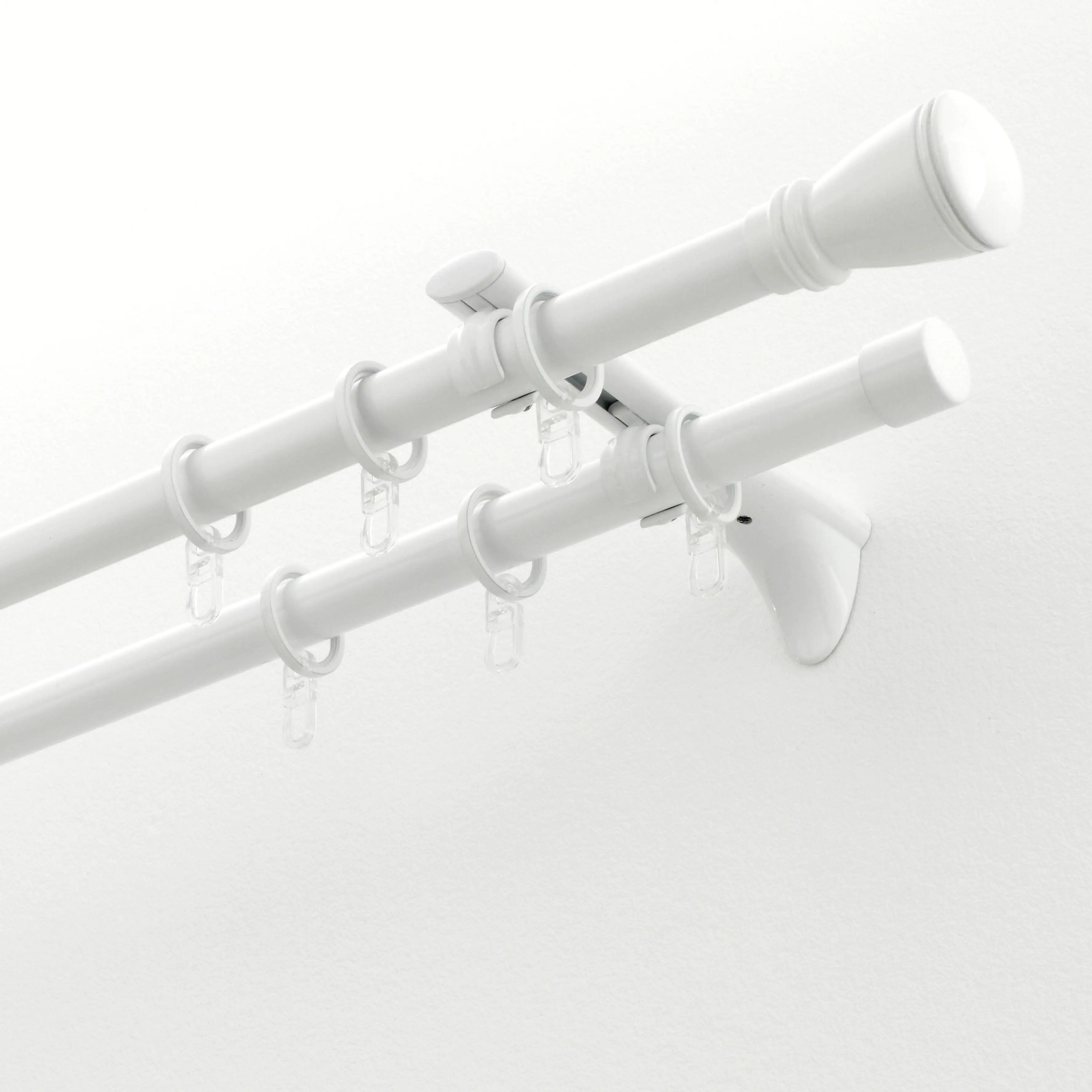 Gardinia Träger Universal Chicago weiß weiß, Ø 20 mm