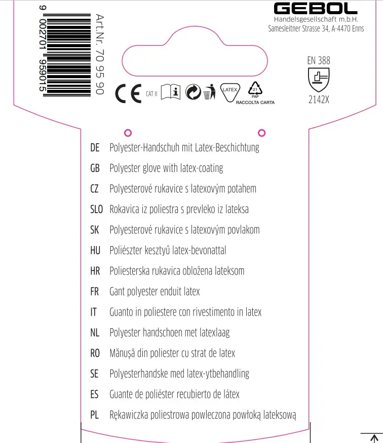 Gebol Handschuh Winter Eco  