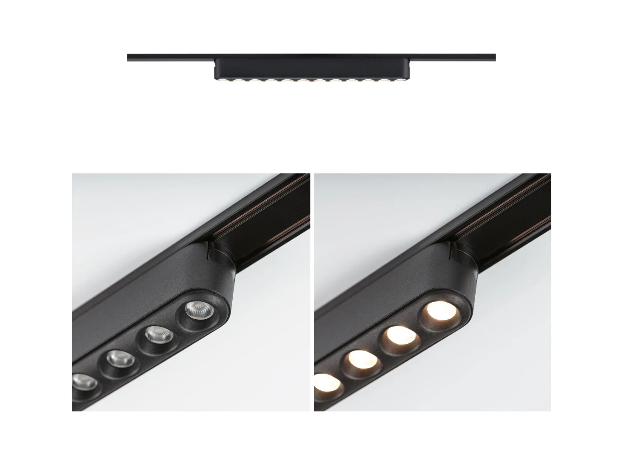 Paulmann LED-Lichtleiste Veya Lensia 10 W schwarz matt dimmbar