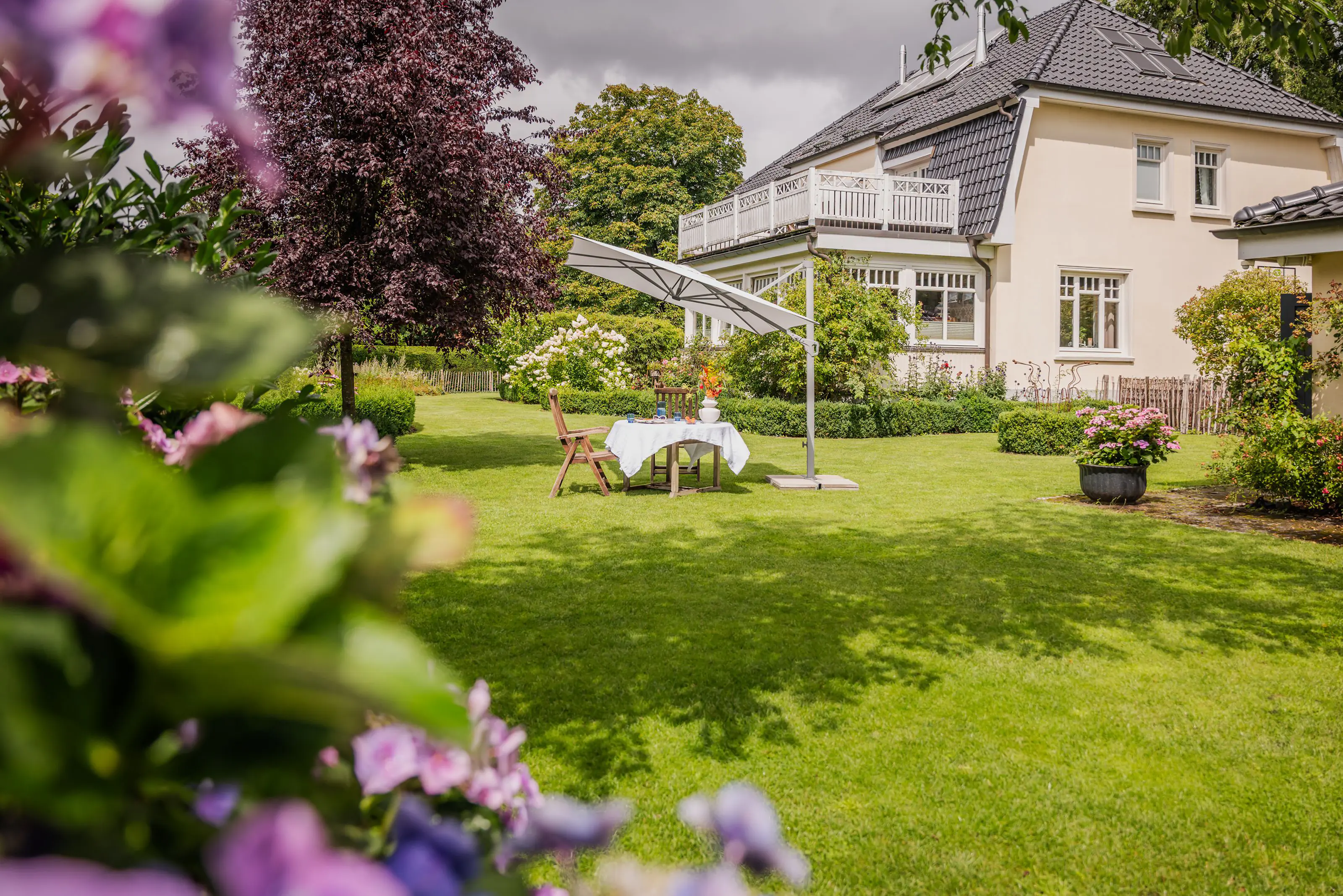 Suncomfort Sonnenschirm Familyflex beige Ø 300 cm