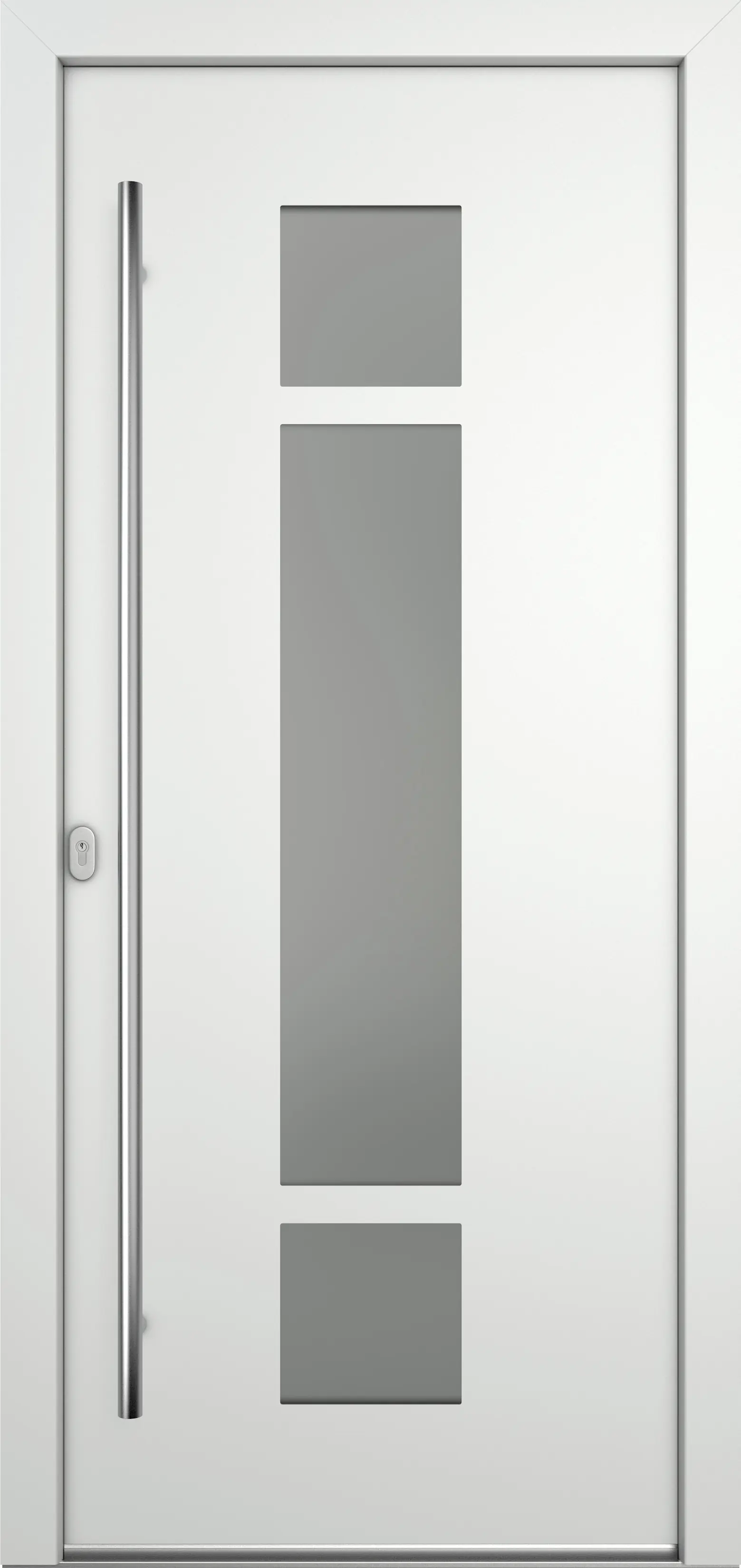 Meeth Haustür Genius PVC Modell 102 DIN Links weiß