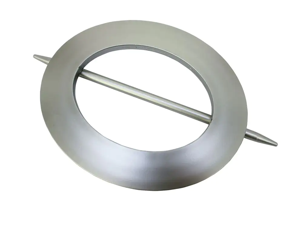 Gardinia Dekoring Oval silber-matt