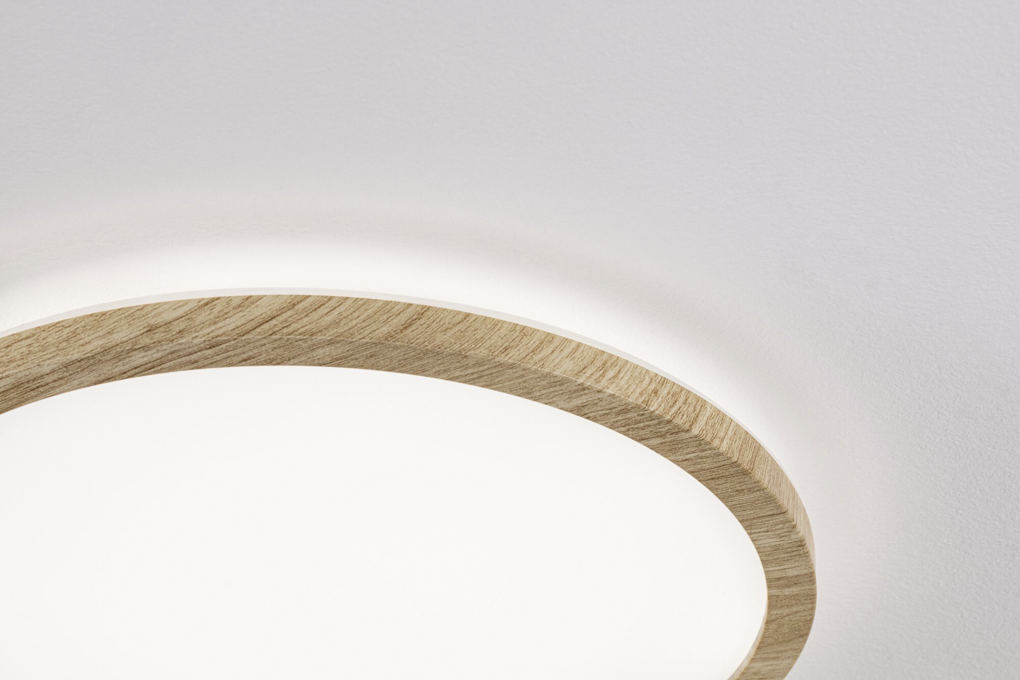 Paulmann LED Deckenleuchte Atria Shine Backlight Holzoptik Ø 29,3cm