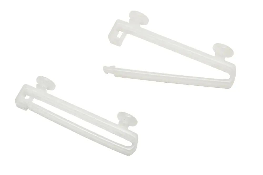 Gardinia Schlaufengleiter 5 cm, weiß, 10 Stück