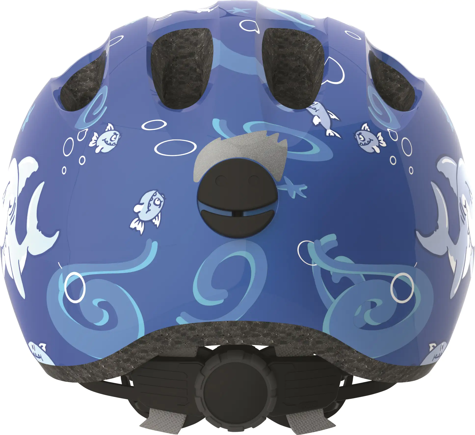 Abus Fahrradhelm Kinder Kids Pro Größe M blue sharky