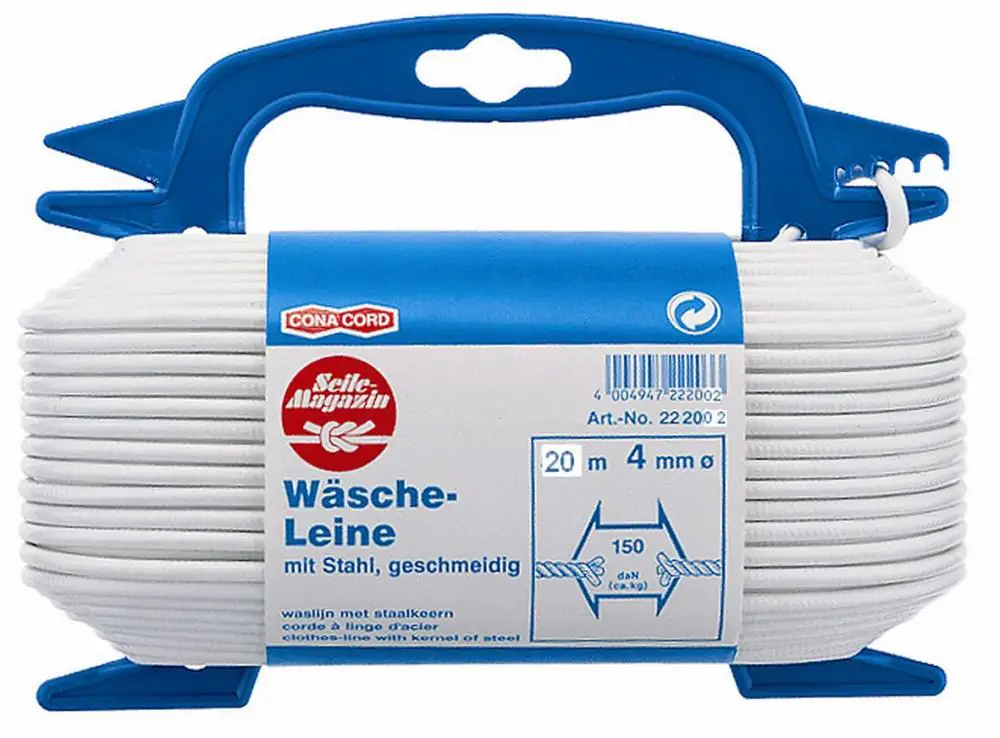 Conacord Wäscheleine Ø 4 mm x 20 m