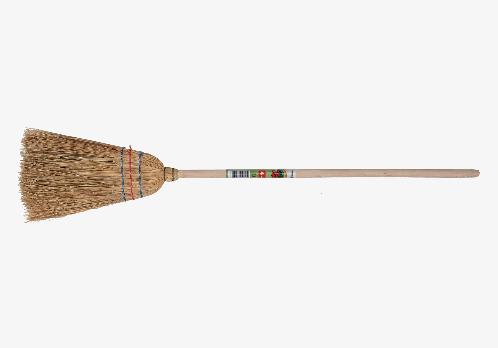 Floraworld Reisstrohbesen für Kinder Classic 20 cm Arbeitsbreite