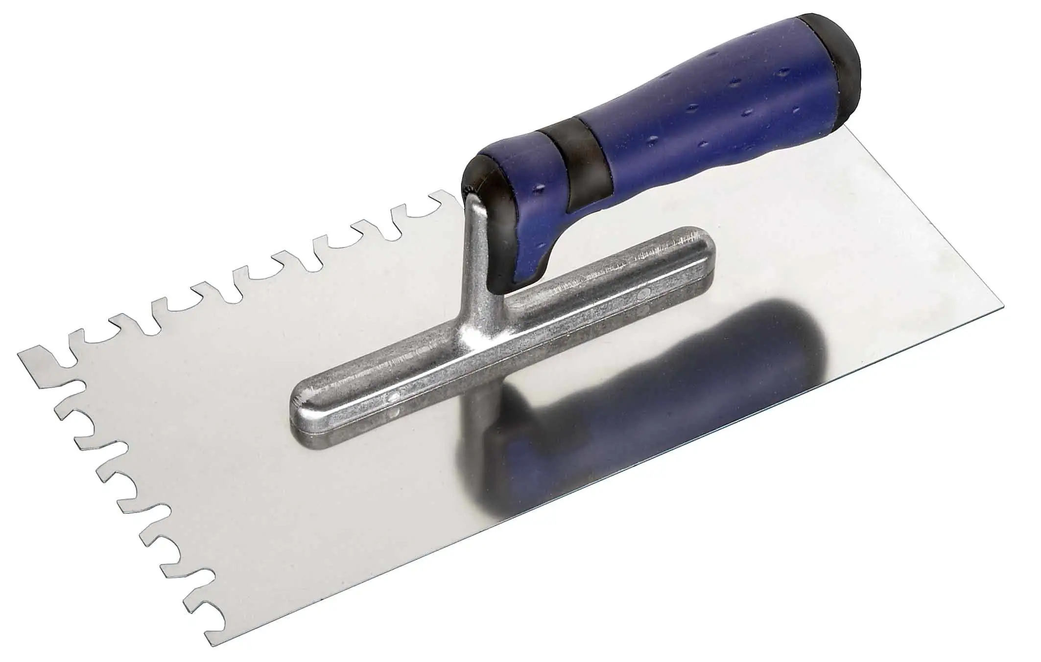 Glättekelle 280 x 130 mm rostfrei Trapez-Zahnung