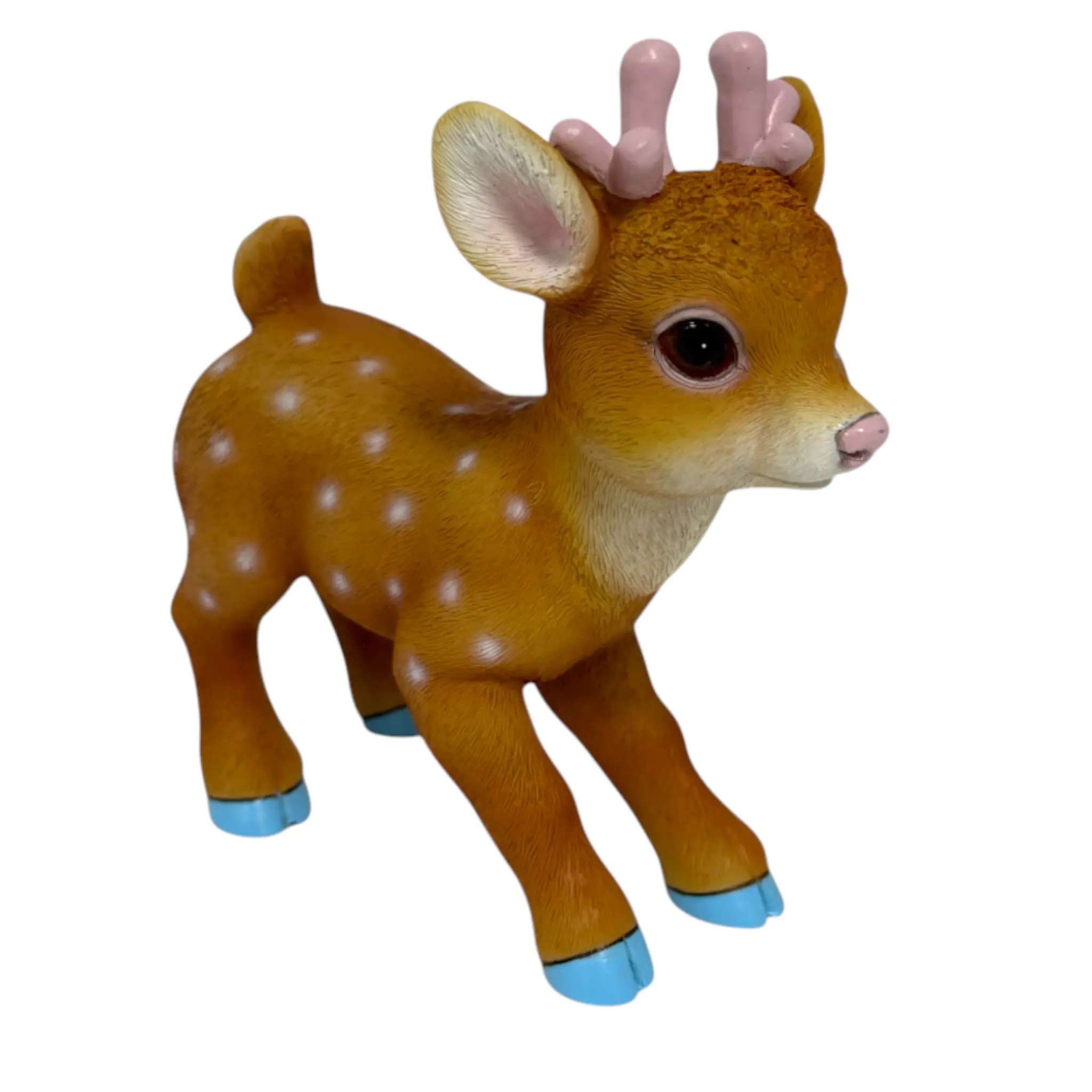 Dekofigur Bambi klein 16,5 x 7,5 x 16,5 cm bunt