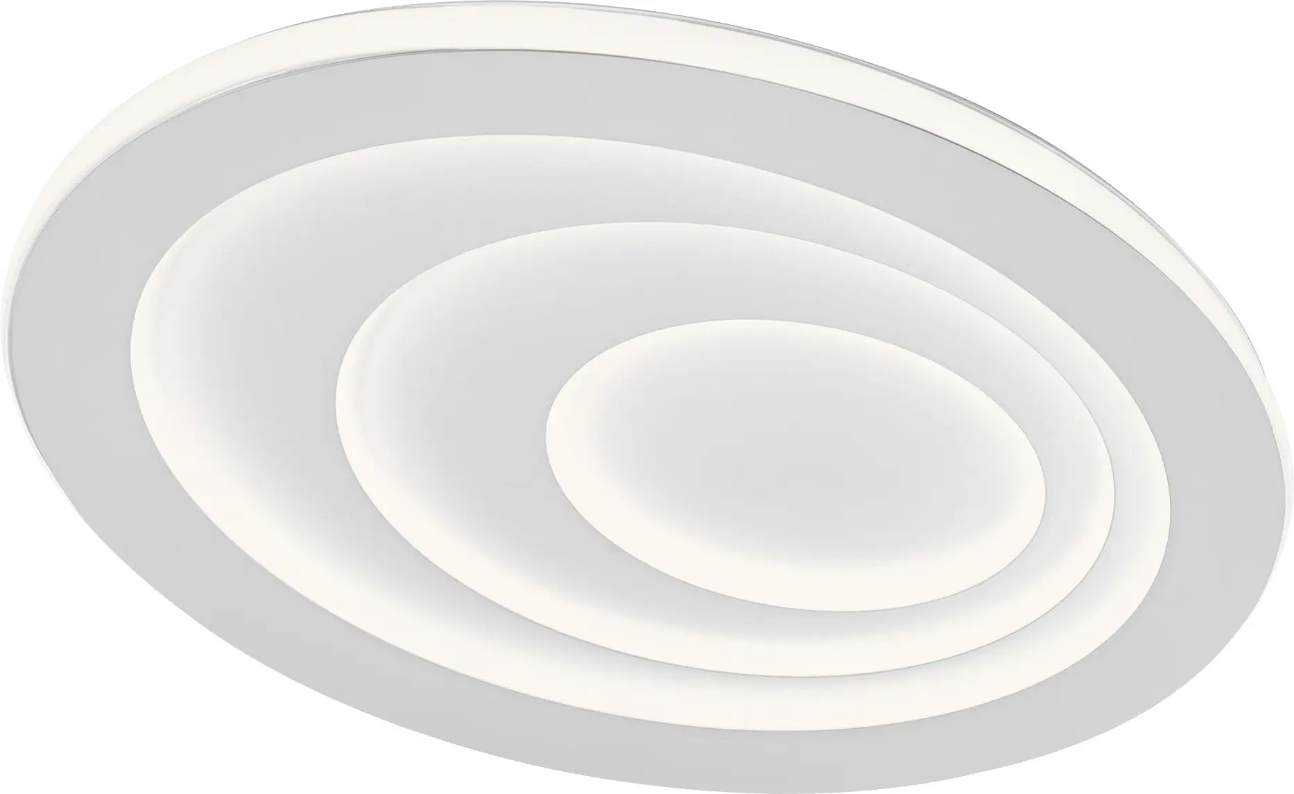Osram LED Deckenleuchte Orbis Spiral Oval weiß Ø 49 cm 37 W warmweiß