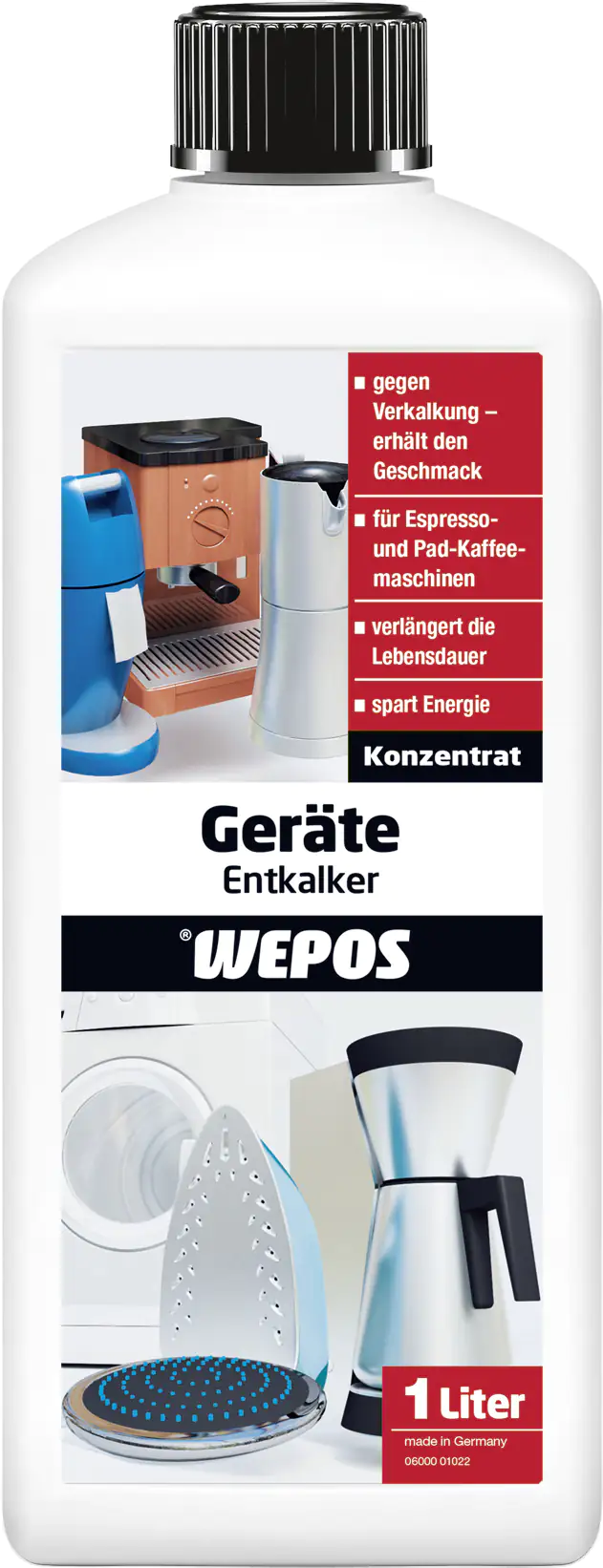 Wepos Intensiv Geräte-Entkalker 1 L