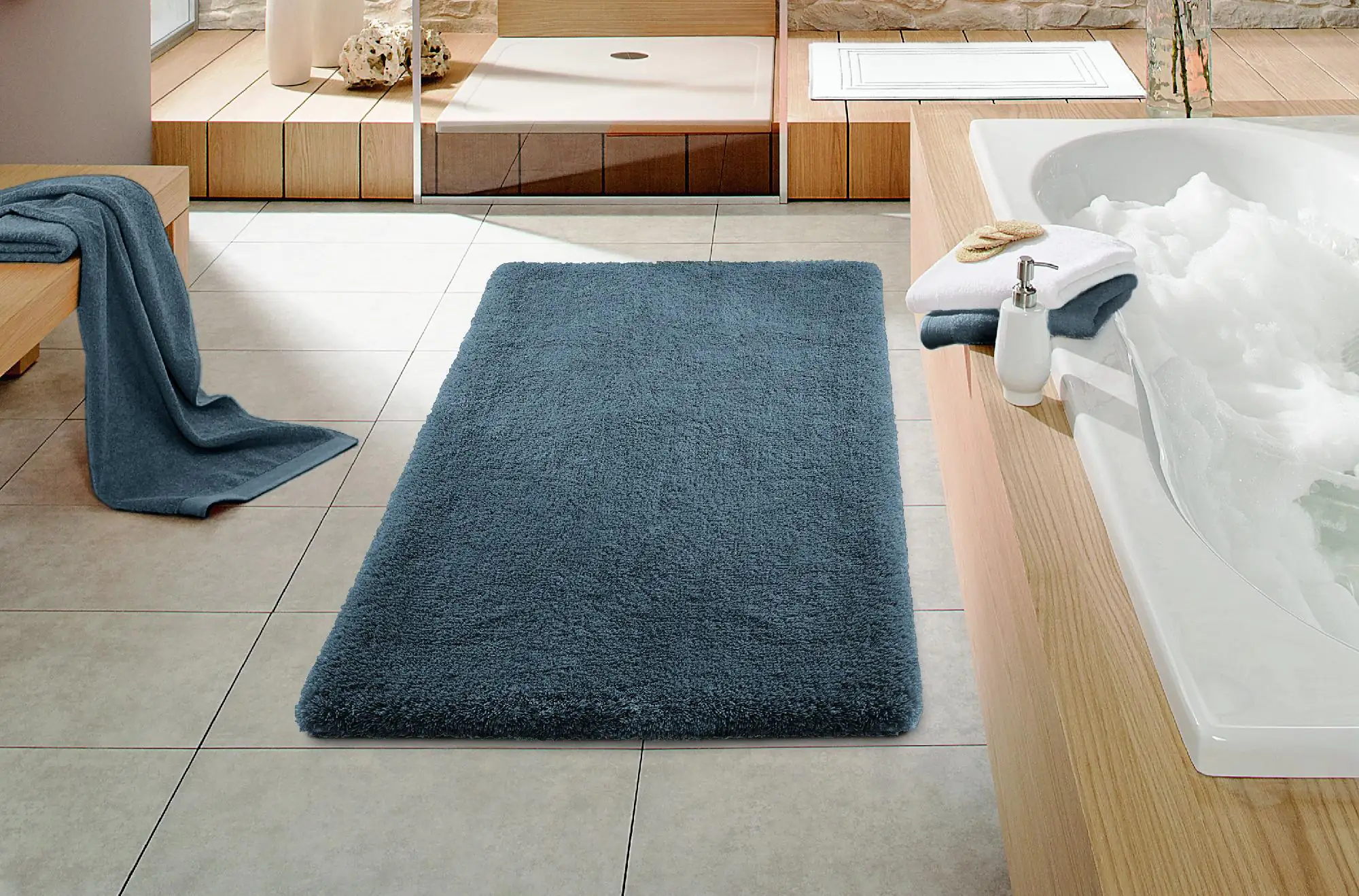 Primaster Badteppich anthrazit 120 x 70 cm