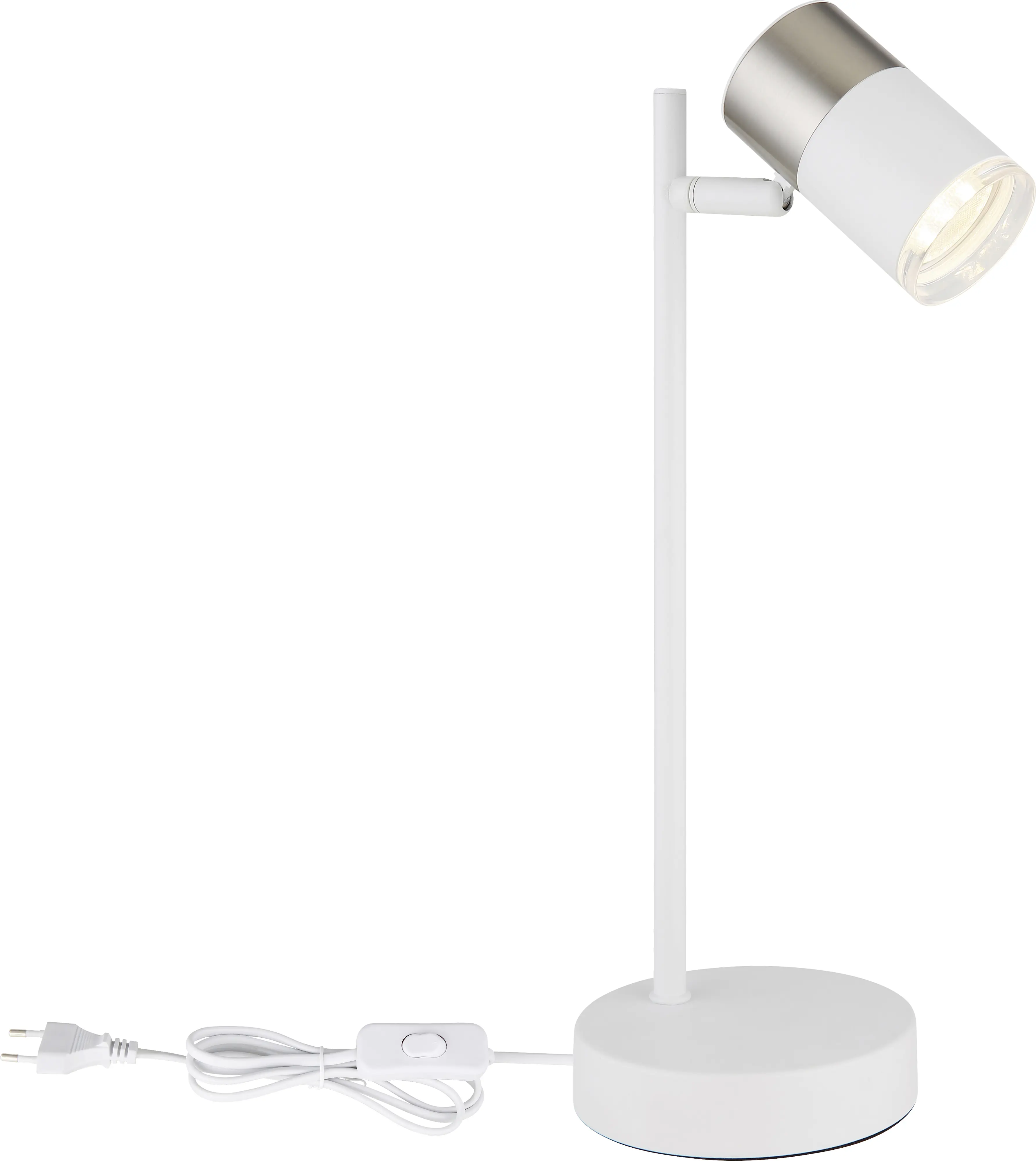 Globo Tischleuchte Brisbon weiß matt 13,2 x 35 cm