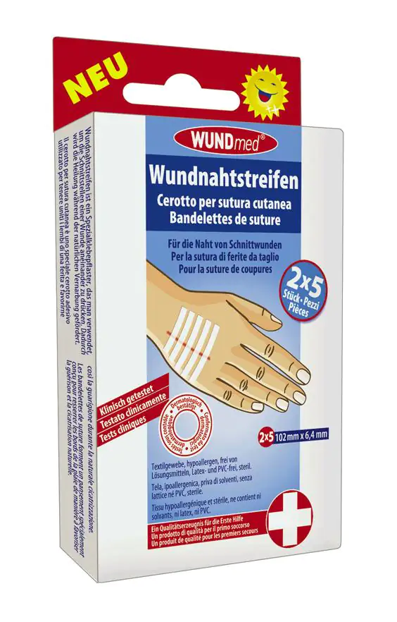 Wundmed Wundnahtstreifen 2x5 Stück