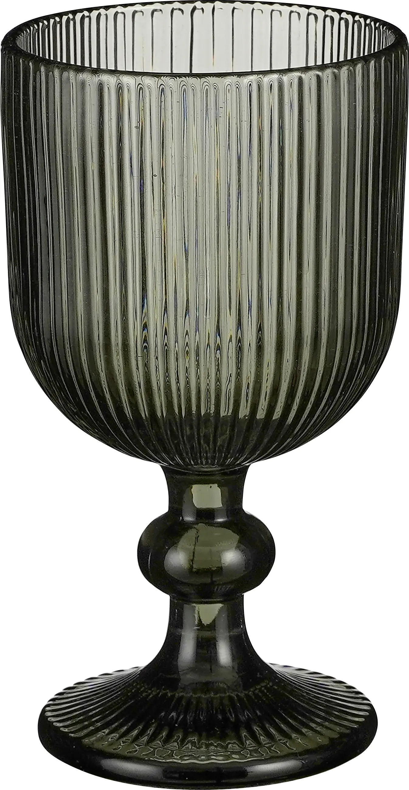 Mica Merlot Weinglas grau Glas 14,5 x Ø 8 cm