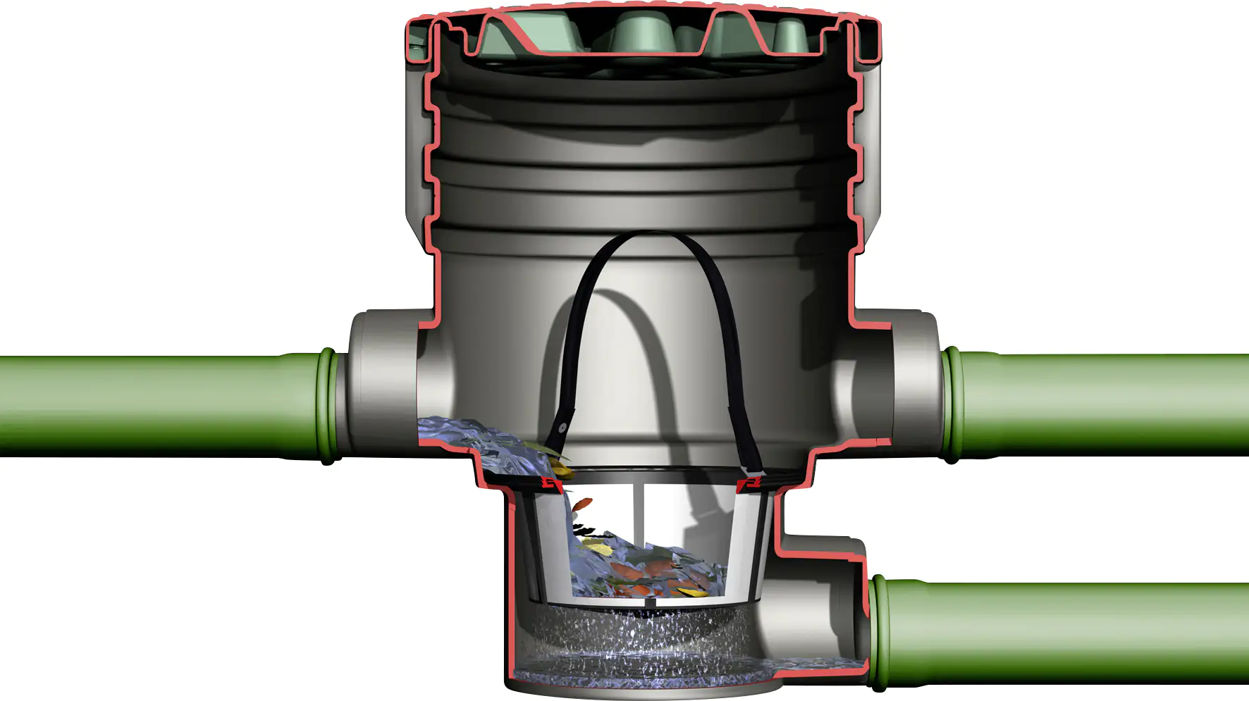 Garantia Erdfeinfilter Extern begehbar