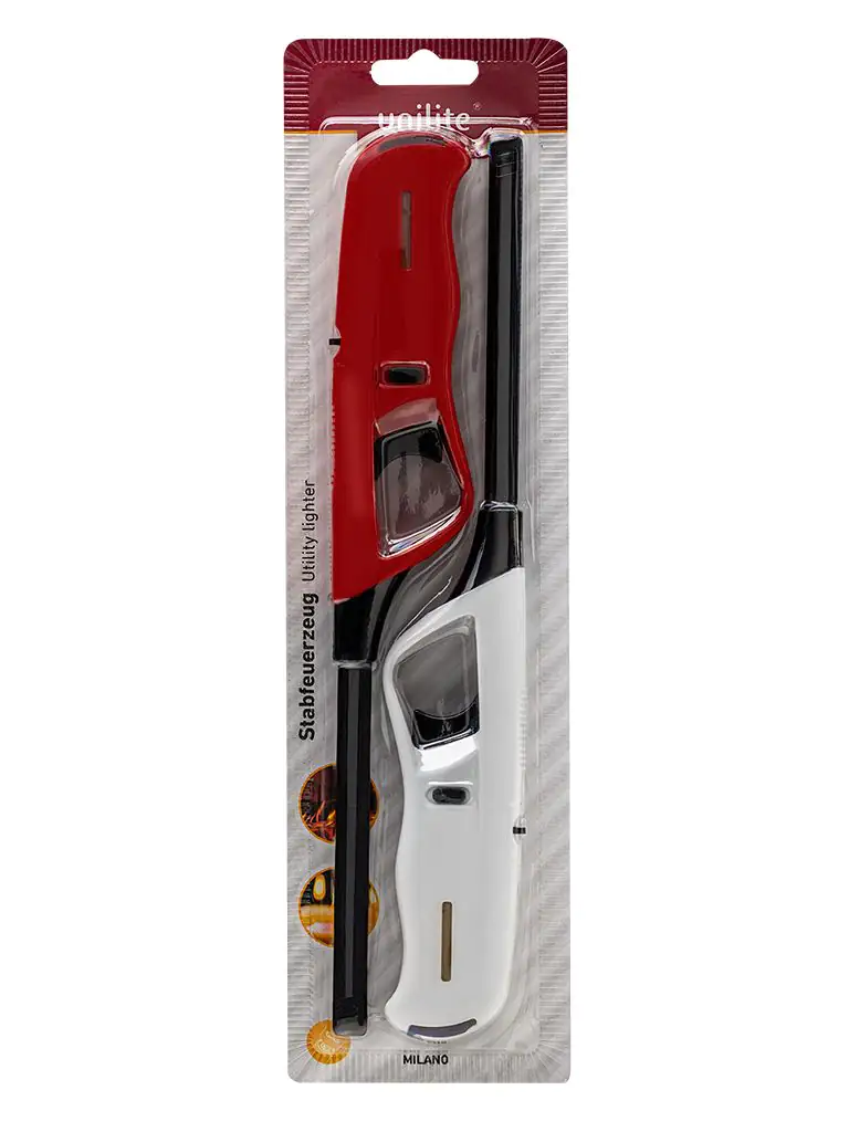 Unilite Stabfeuerzeug Milano NT HC-4 2er Blister Unilite Stabfeuerzeug Milano NT HC-4 2er Blister