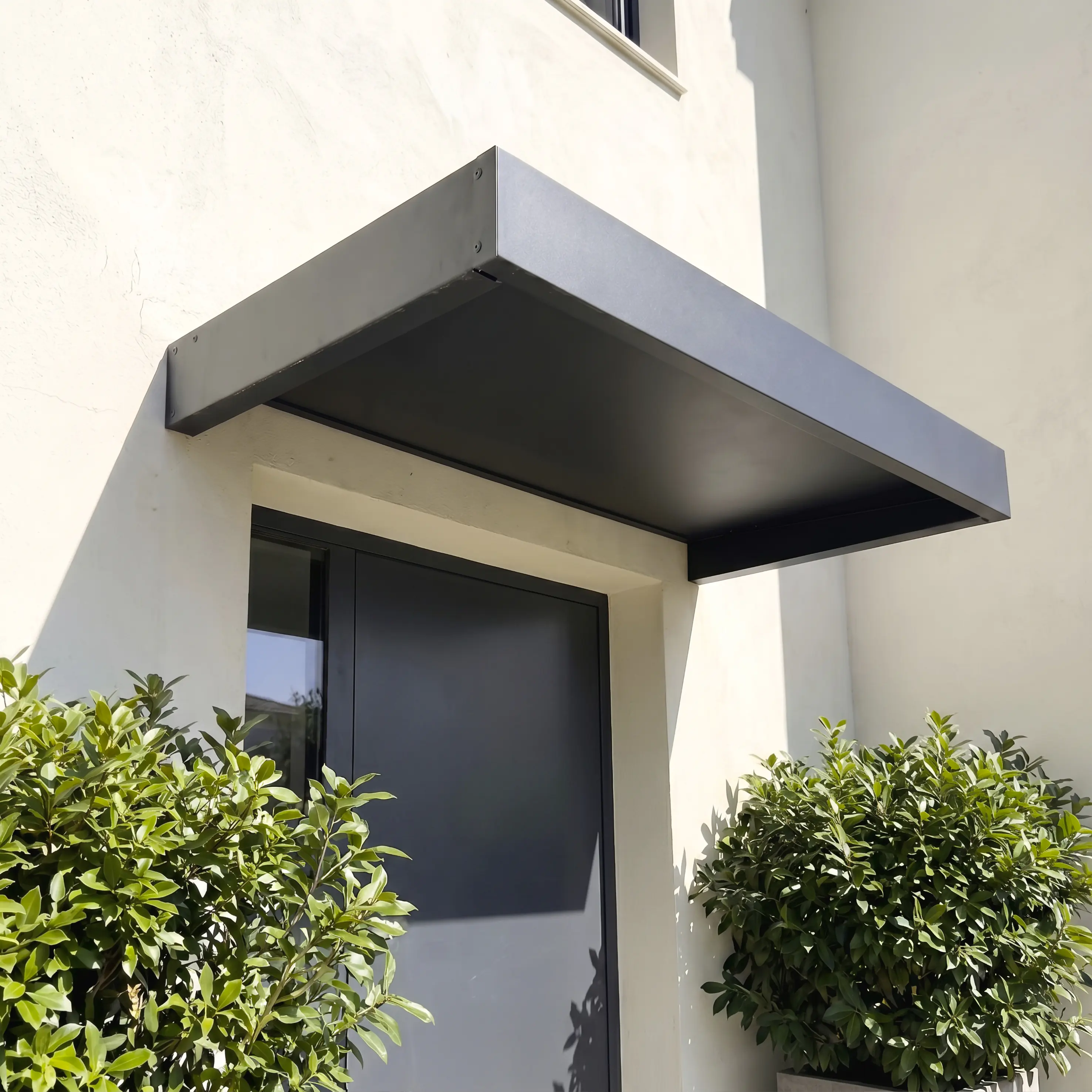 Canopia Vordach Sophia 1600 Aluminium grau 160 x 96 cm