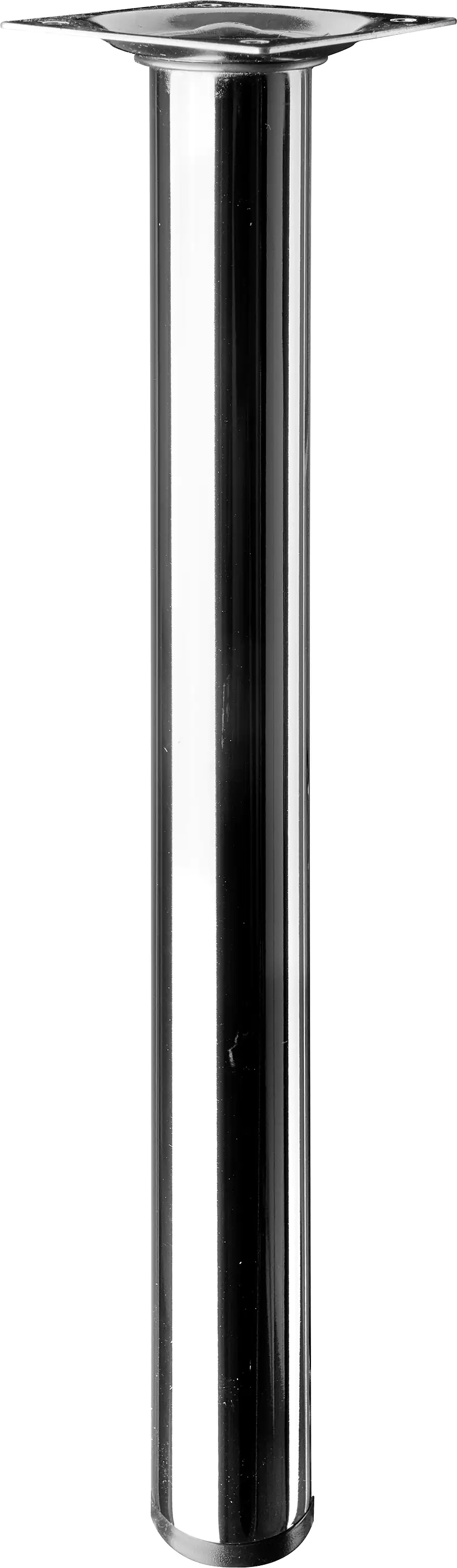 Hettich Tischbein 3,0 x 30 cm Stahl verchromt - 1 stück