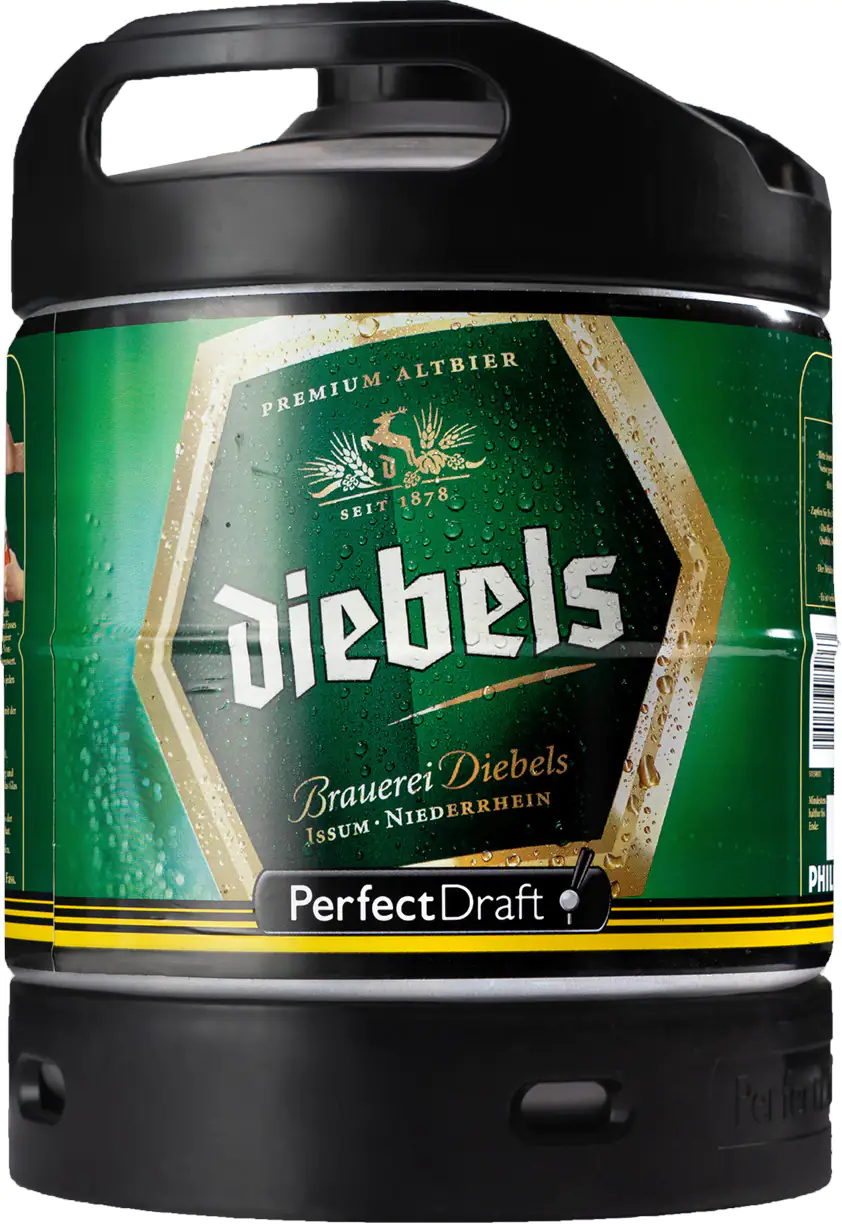 Diebels Alt Bier 1x 6 l Fass für Perfect Draft Bierzapfanlage Diebels Alt Bier 1x 6 l Fass für Perfect Draft Bierzapfanlage