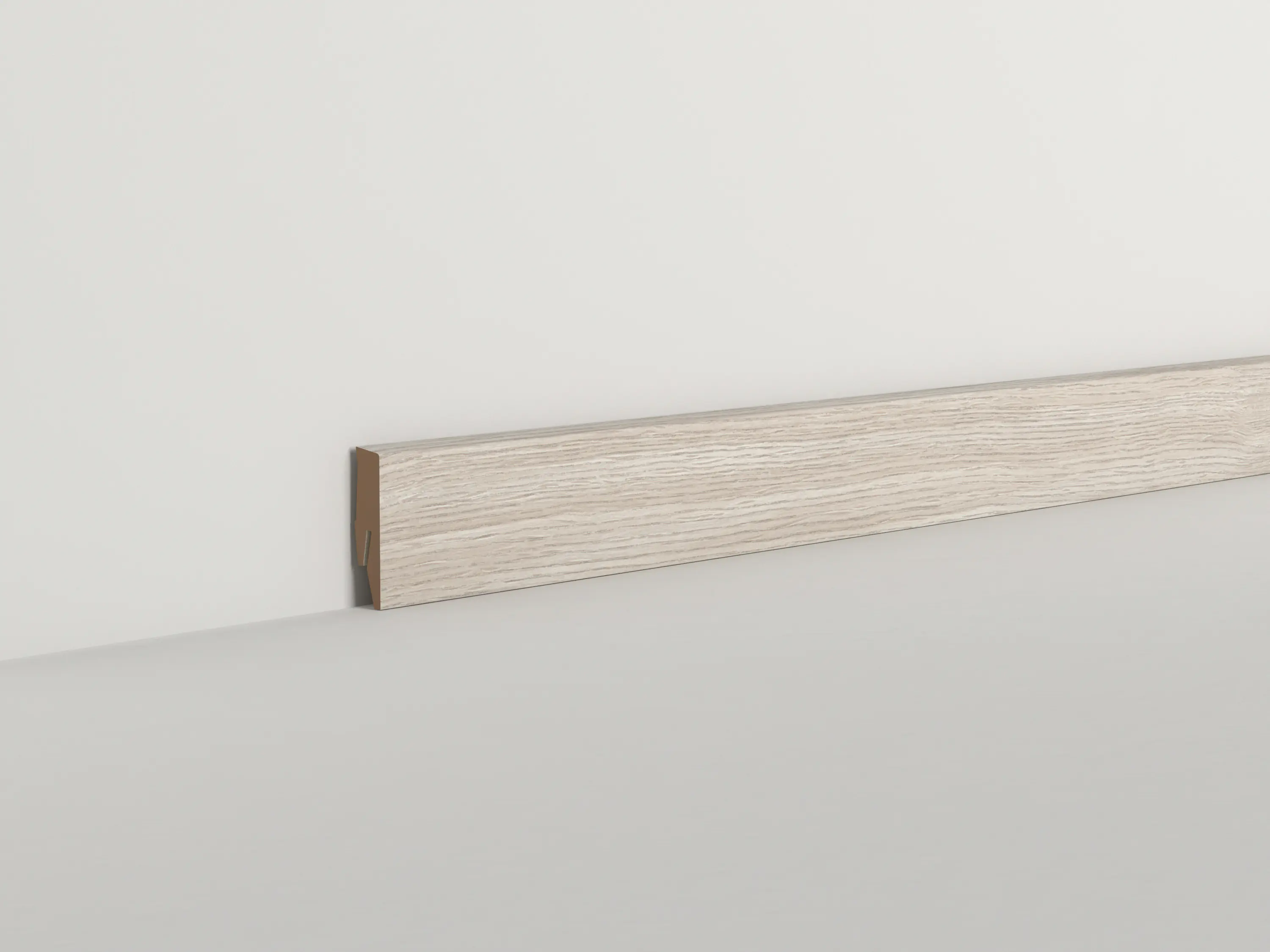 Classen Clip-Fußleiste 240 cm 58 x 19 mm Eiche creme