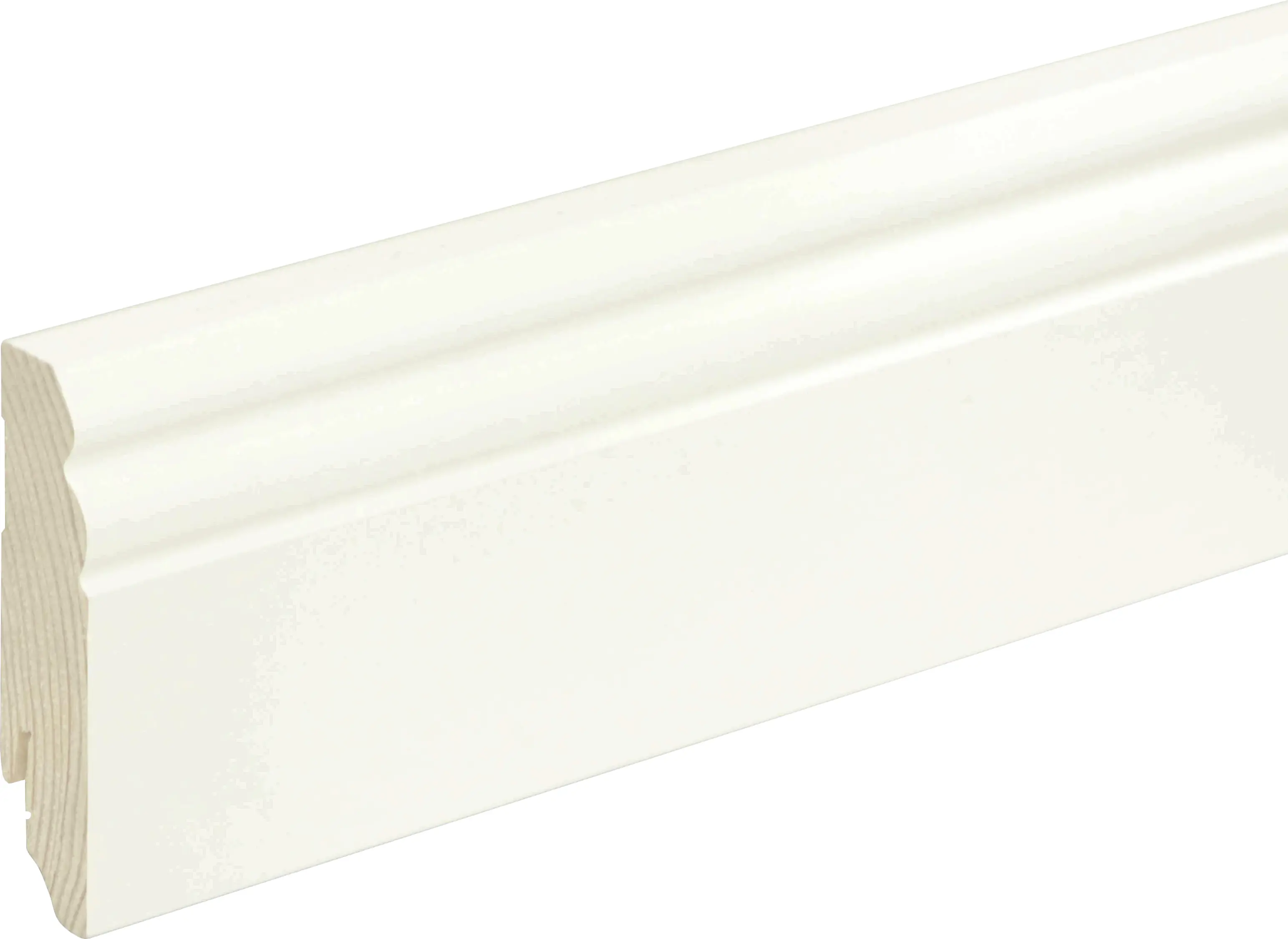 FN Neuhofer Fußleiste profiliert 240 cm 80 x 18 mm Fichte/Kiefer