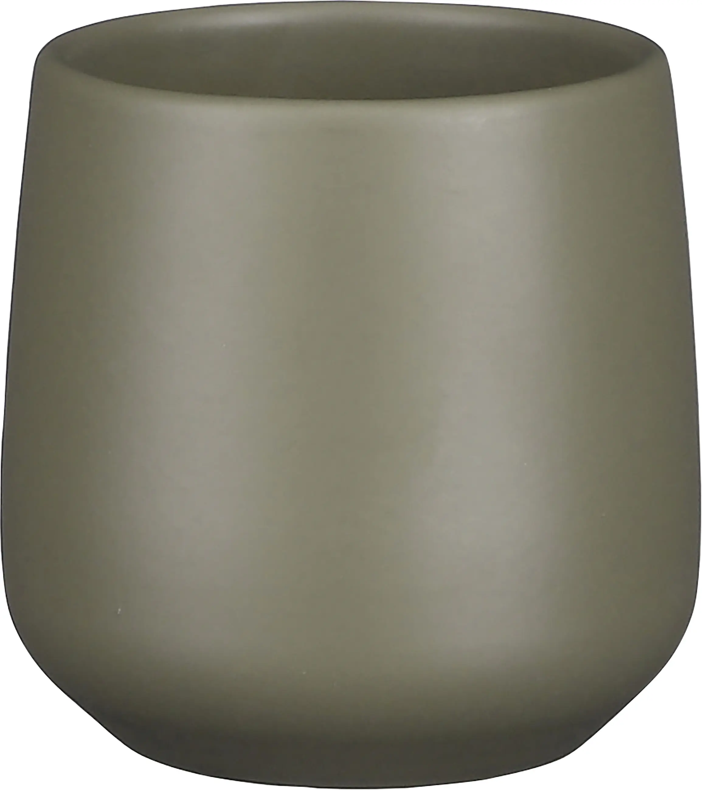 Mica Decorations Übertopf Keramik Amber grün matt Ø 8 x 7 cm