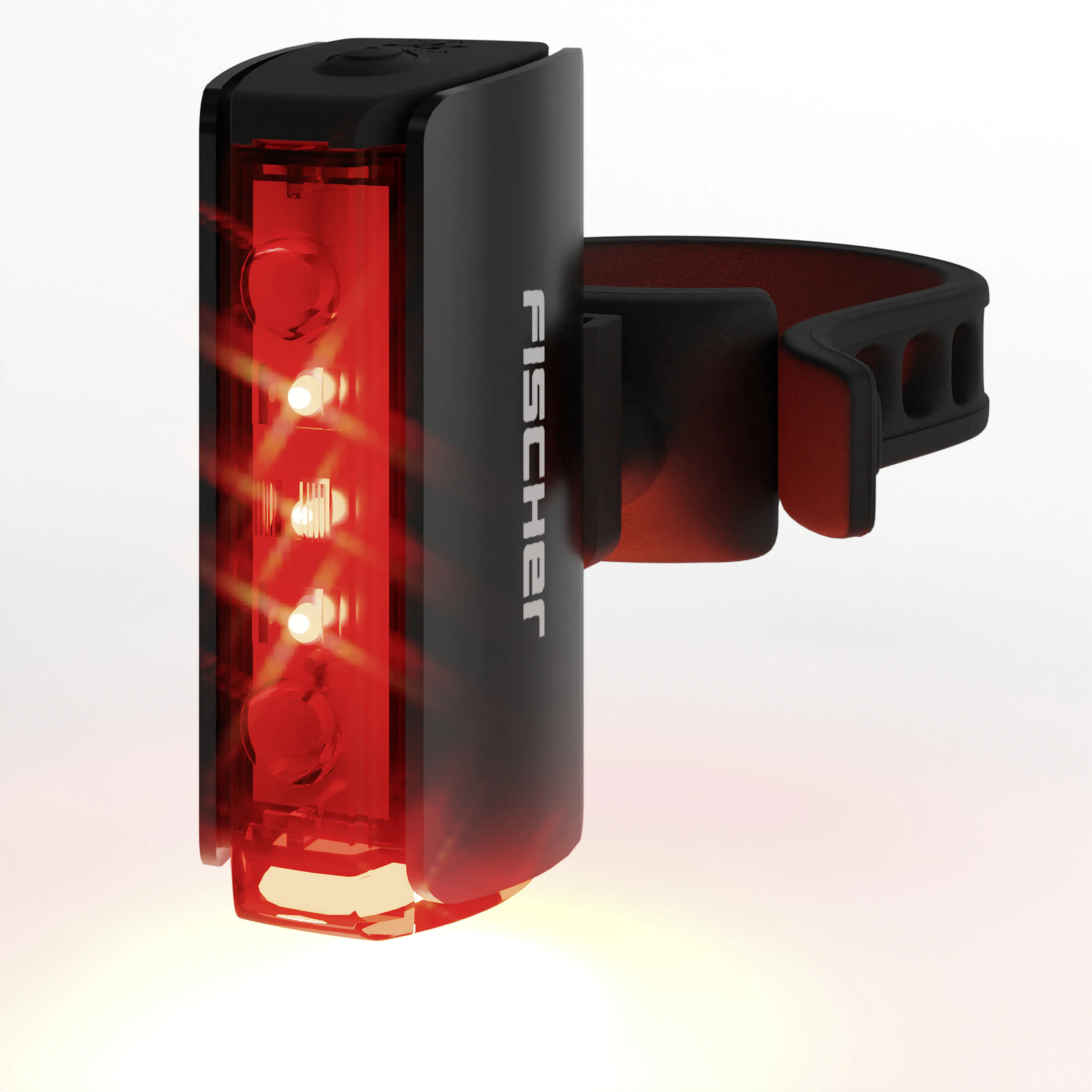 Fischer LED-Akku Rücklicht Twin Stop