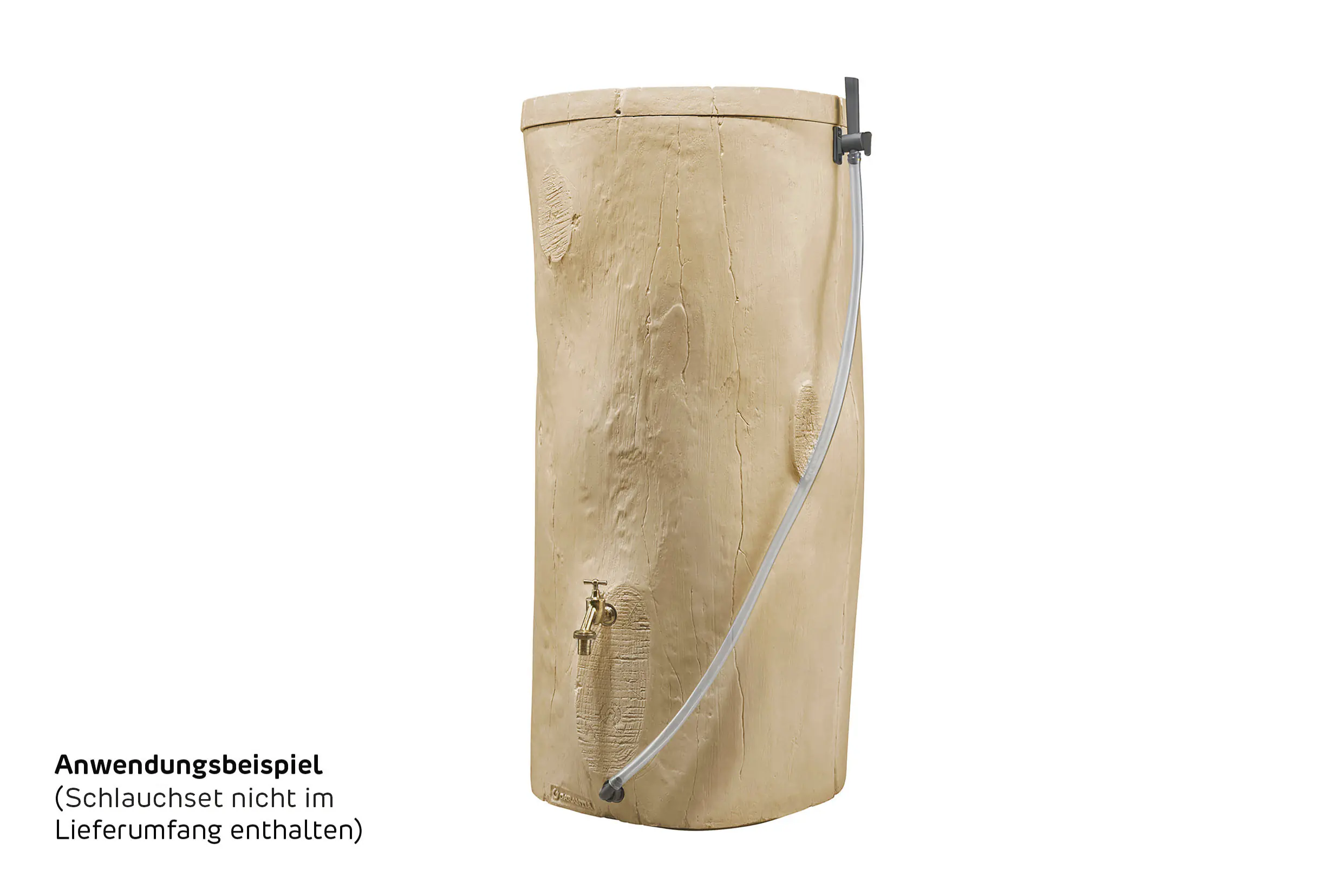 Garantia Regenspeicher Woodstock Baumstamm rund 250 L