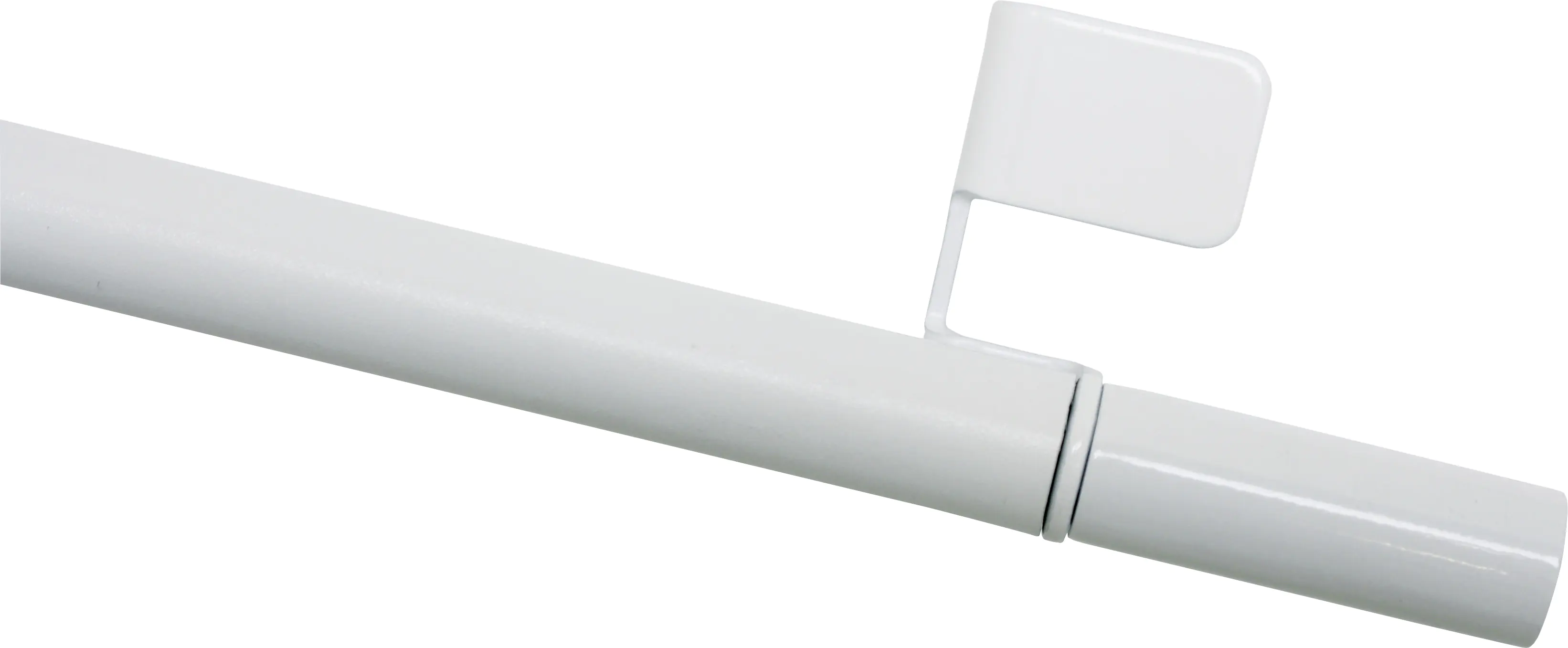 Gardinia Klemmstange Press & Go Filigrano Zylinder, weiß, 80 - 110 cm